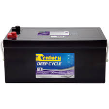 Century Deep Cycle AGM Battery 12V 270Ah - High Capacity Marine RV Solar Power - Best for Boats, Campers & Off-Grid Systems