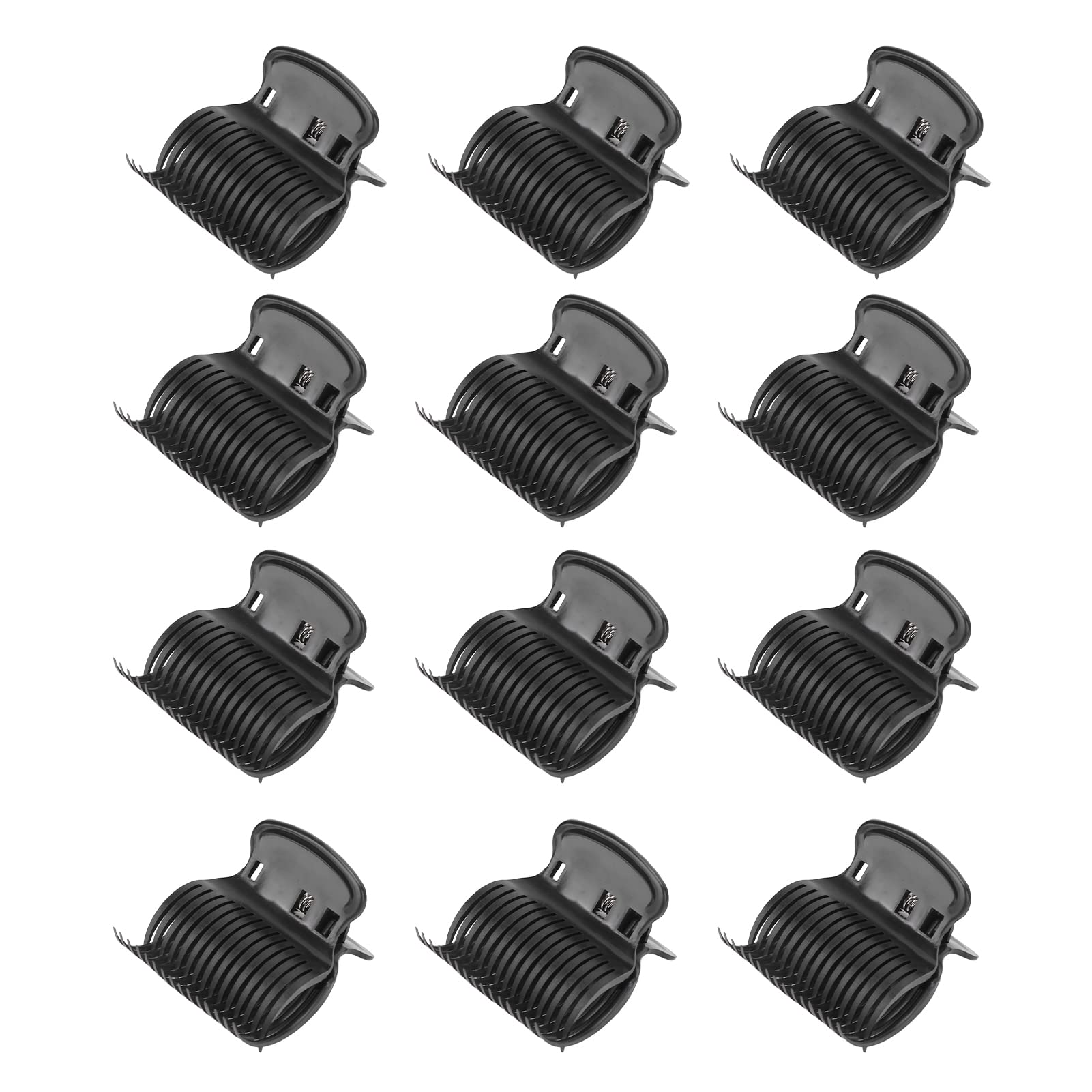Hot Roller Clips for Hair Styling - 2 x 2.6 x 1.5 Inch Waterproof Hair Roller Clips for Salon & Home Use - Perfect for Curling, Waving & Volume Styling