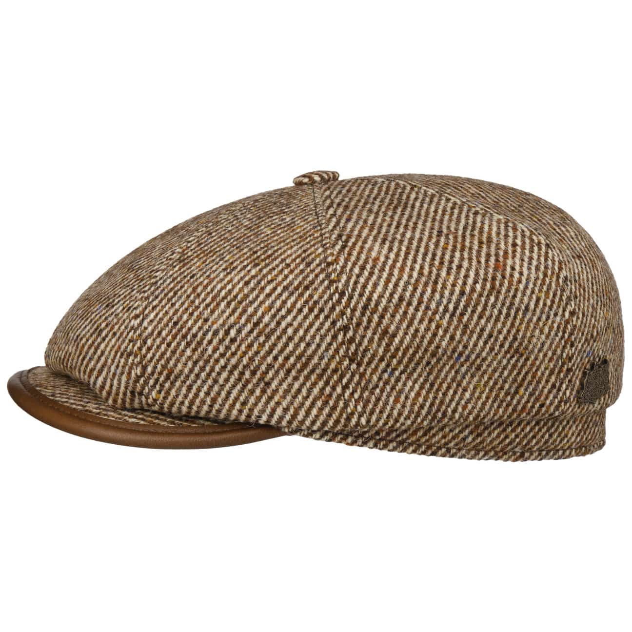 Stetson Hatteras Lifton Newsboy Cap - Vintage Style Wool Flat Cap for Men - Perfect for Casual Wear, Outdoor Activities, and Cold Weather Fashion