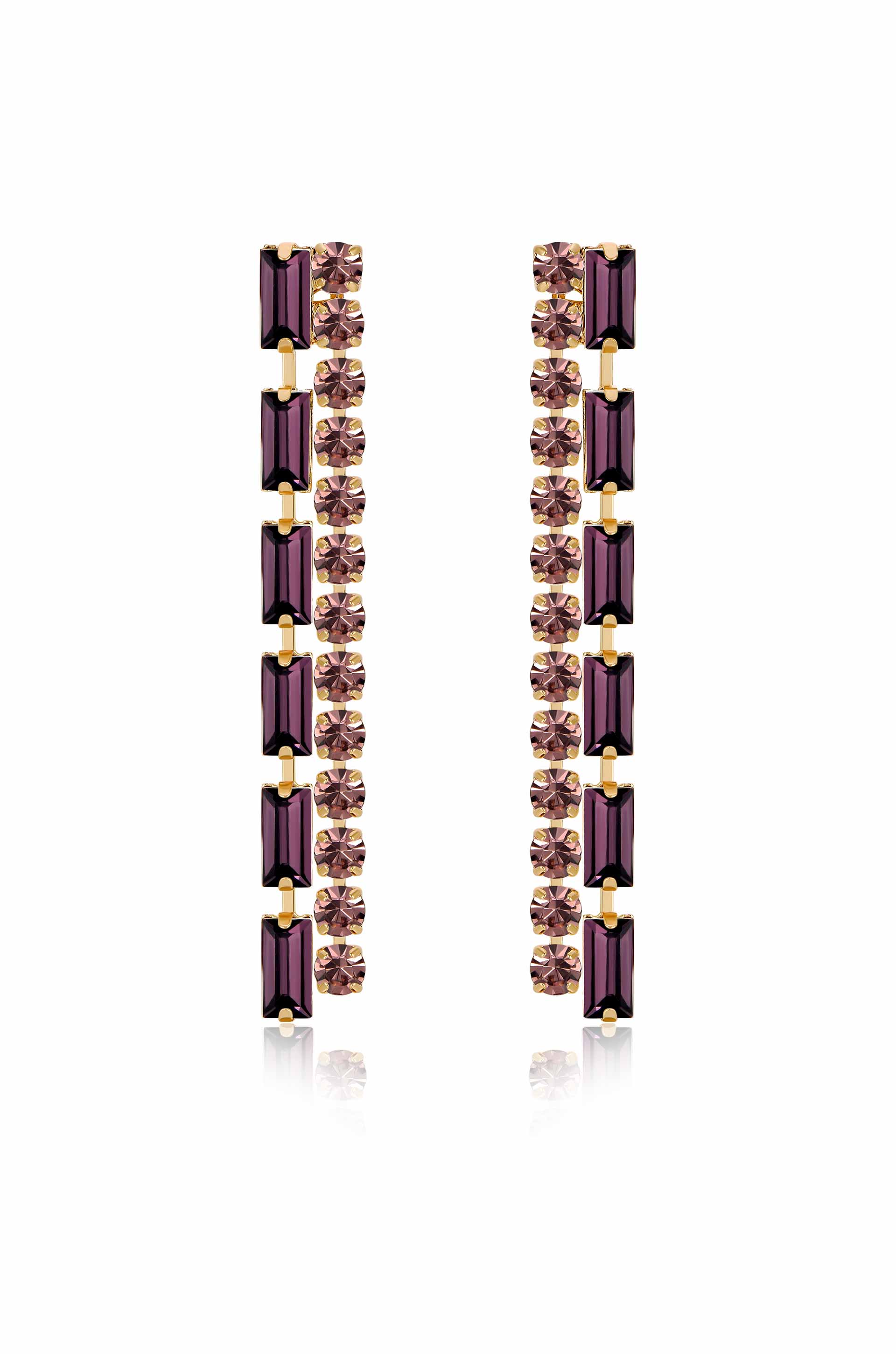 Elegant Crystal Drop Earrings for Women - Perfect for Date Night, Wedding & Special Occasions