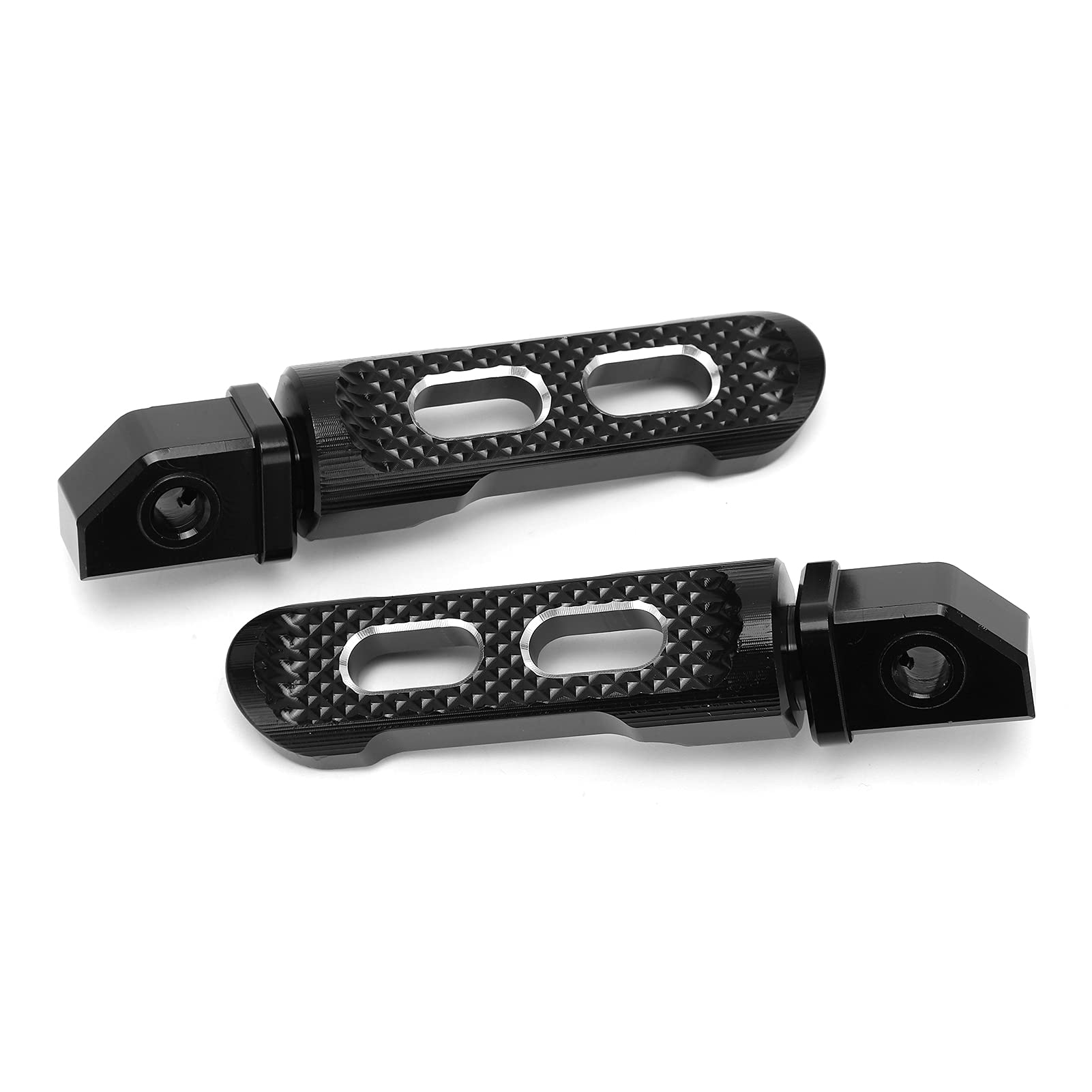 Black CNC Aluminum Alloy Motorcycle Foot Pegs - Rear Footrests & Pedals Replacement for Honda CMX300/500 Rebel (2017-2021) - Durable Floorboards for Cruiser Bikes - Perfect for Long Rides & Custom Upgrades