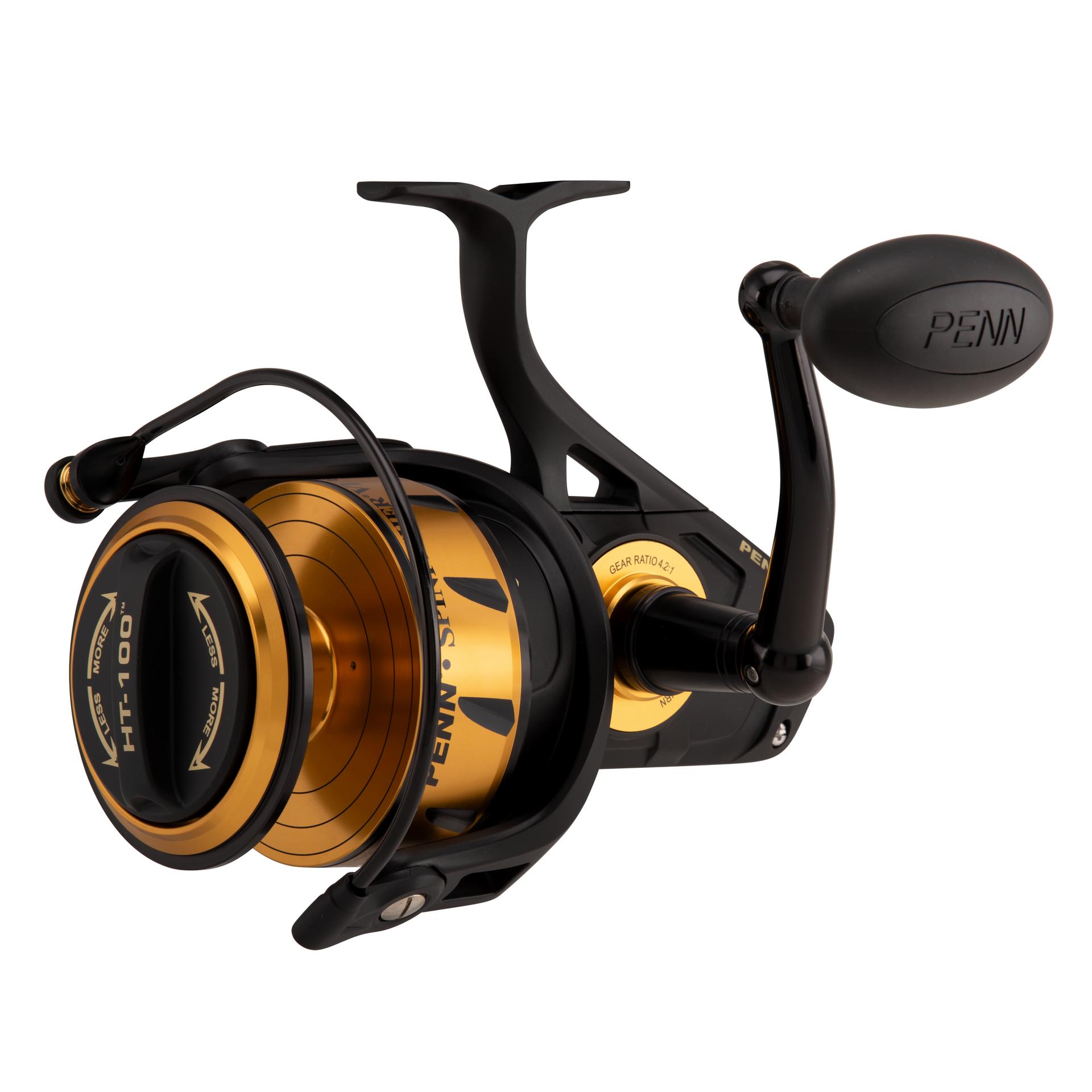 Penn Spinfisher VI Spinning Fishing Reel - Saltwater & Freshwater, 6+1 Shielded Bearings, HT-100 Drag System - Perfect for Surf Fishing, Pier Fishing & Offshore Angling