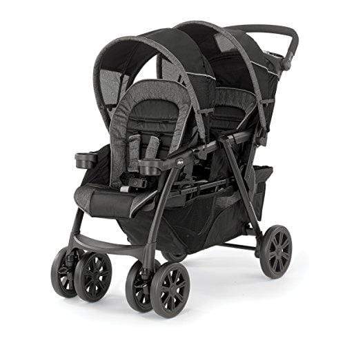 Chicco Cortina Together Double Stroller - Lightweight & Compact for Twins or Siblings - Perfect for Shopping, Travel & Daily Walks