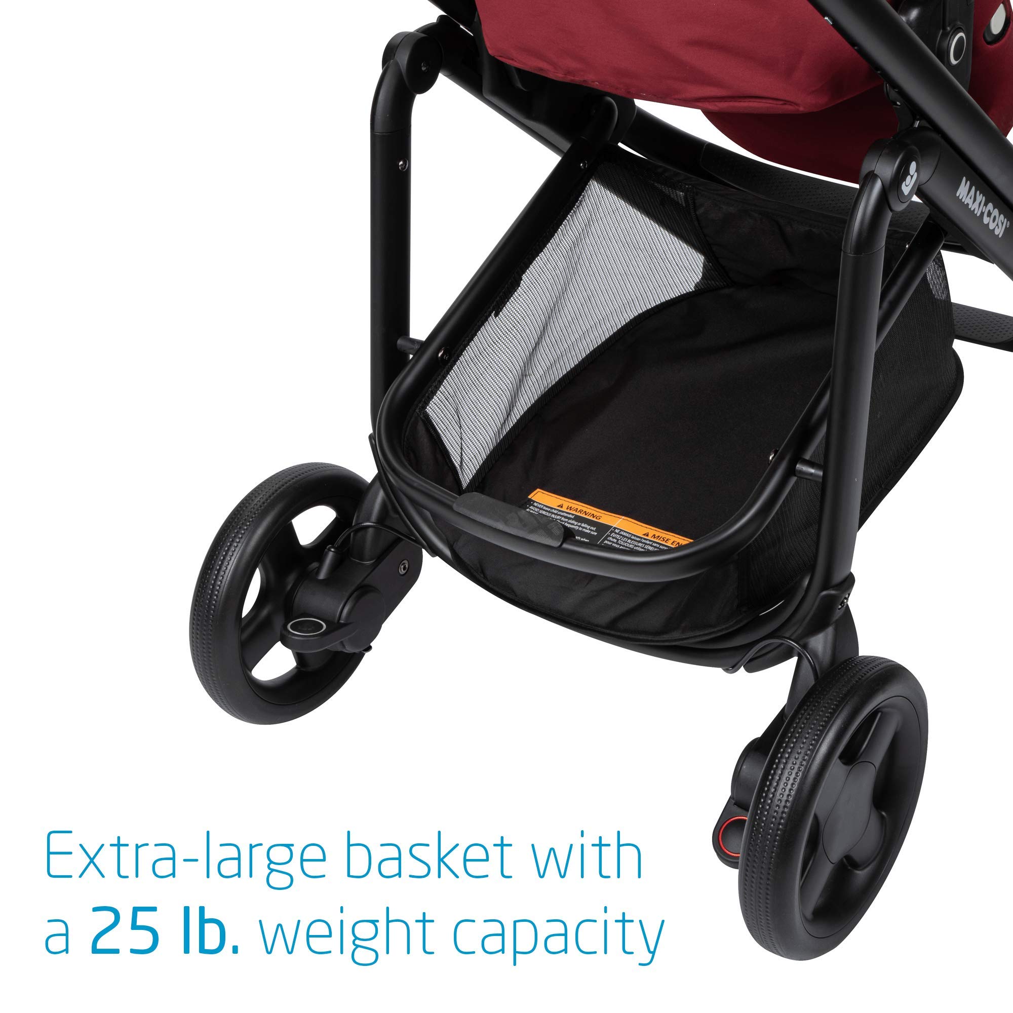 Maxi-Cosi Tayla Lightweight Modular Stroller - Reversible Seat (Parent or World Facing) in Essential Red | Compact Travel Stroller for Newborns & Toddlers | Perfect for City Walks, Shopping & Air Travel