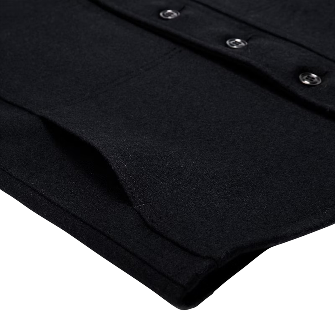 Filson Mackinaw Wool Vest for Men - Dark Navy, Warm & Durable Outdoor Hunting & Fishing Gear