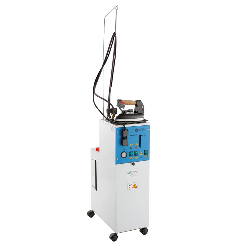 Battistella Barbara 4.5L Steam Boiler and Iron Combo with Water Pump - Professional Garment Steamer for Home & Commercial Use, Perfect for Tailoring, Dry Cleaning, and Clothing Care