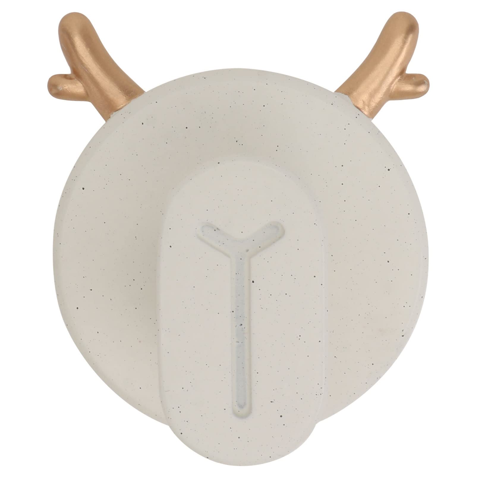DOITOOL Deer Antler Shower Curtain Hooks - Rustic Wall Hooks for Bathroom Decor, Coat Hangers, No Nails Needed - Perfect for Farmhouse, Cabin & Hunting Lodge Style Homes