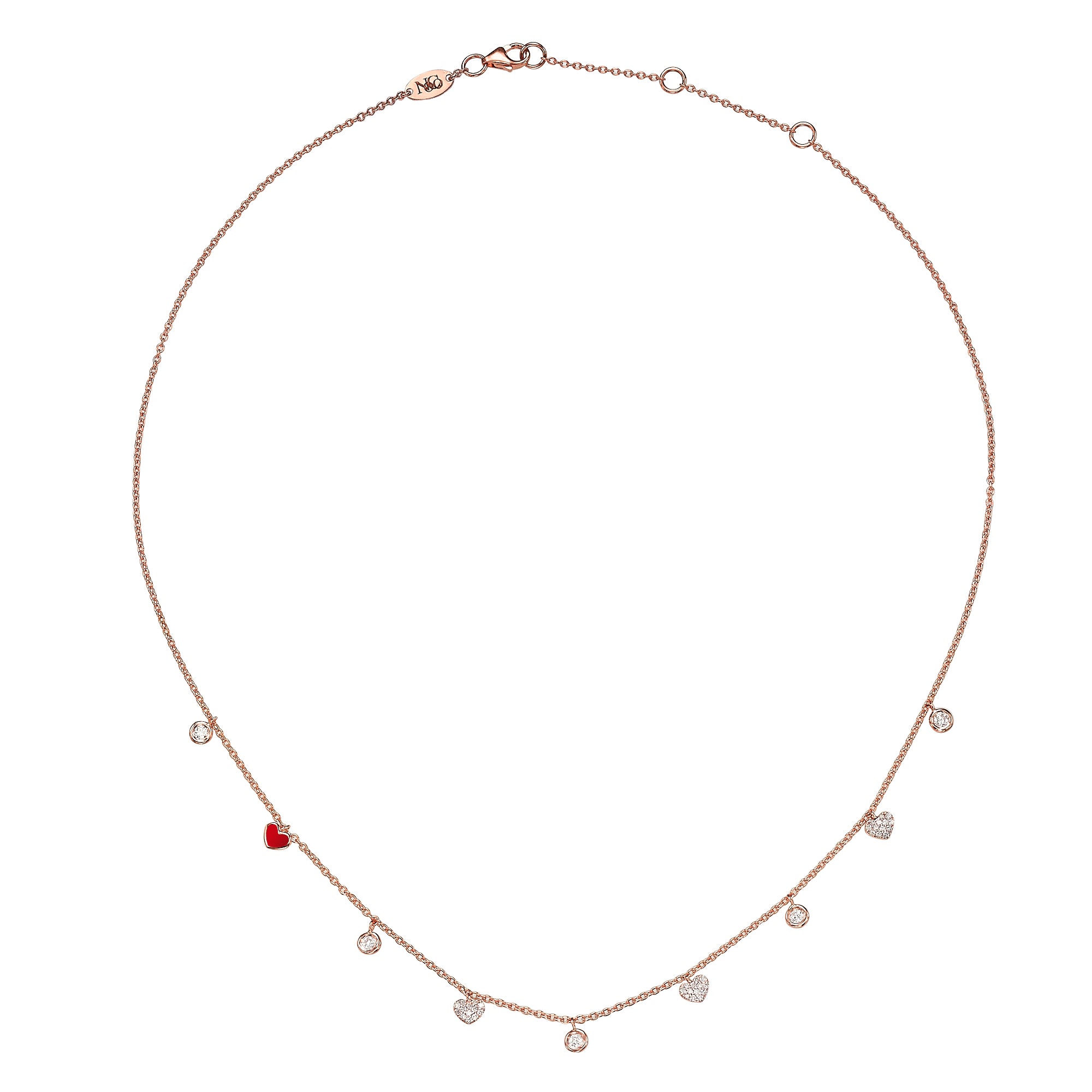 Capri Diamond Heart Necklace - Elegant 14K Gold Pendant for Women, Perfect Gift for Valentine's Day, Anniversary & Special Occasions | Ideal for Date Nights, Weddings & Romantic Events