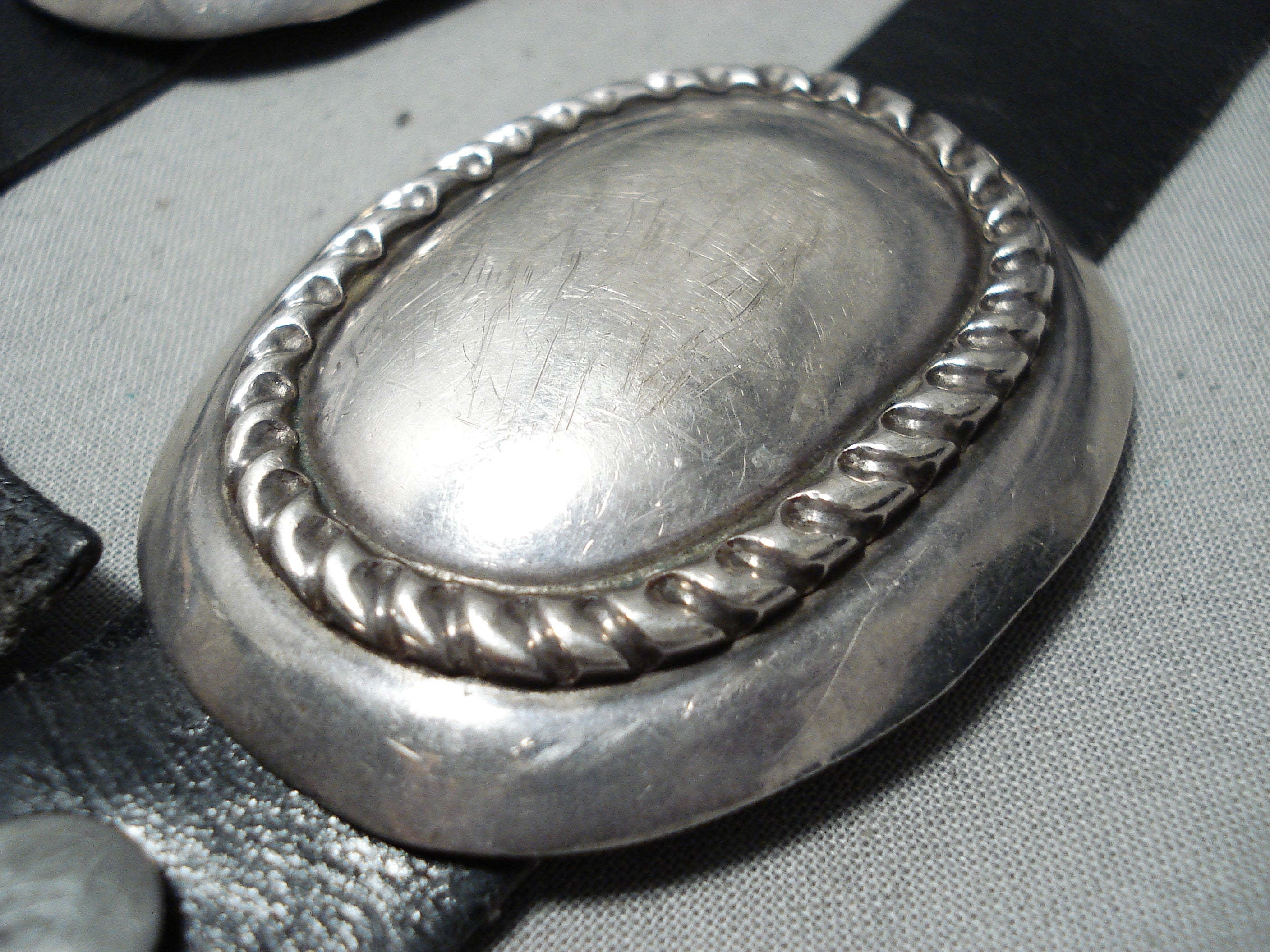 Vintage Native American Navajo Sterling Silver Concho Belt - 1960s Handcrafted Jewelry for Women | Perfect for Boho Fashion, Western Wear & Special Occasions