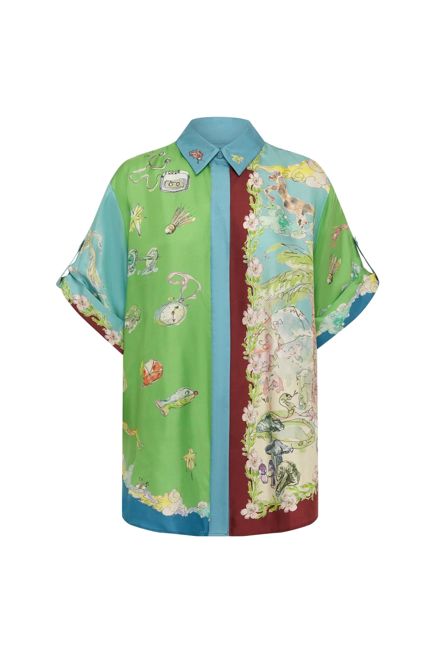 DARIA SILK SHIRT Women's Elegant Blouse - Perfect for Office Wear, Date Night & Special Occasions
