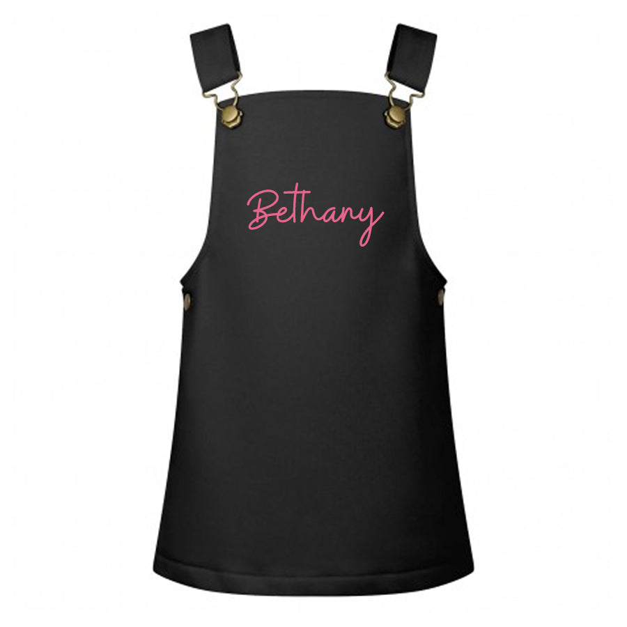 Adored Personalized Dungaree Dress - Custom Denim Jumper for Women - Perfect for Casual Outings, Date Nights & Photo Shoots