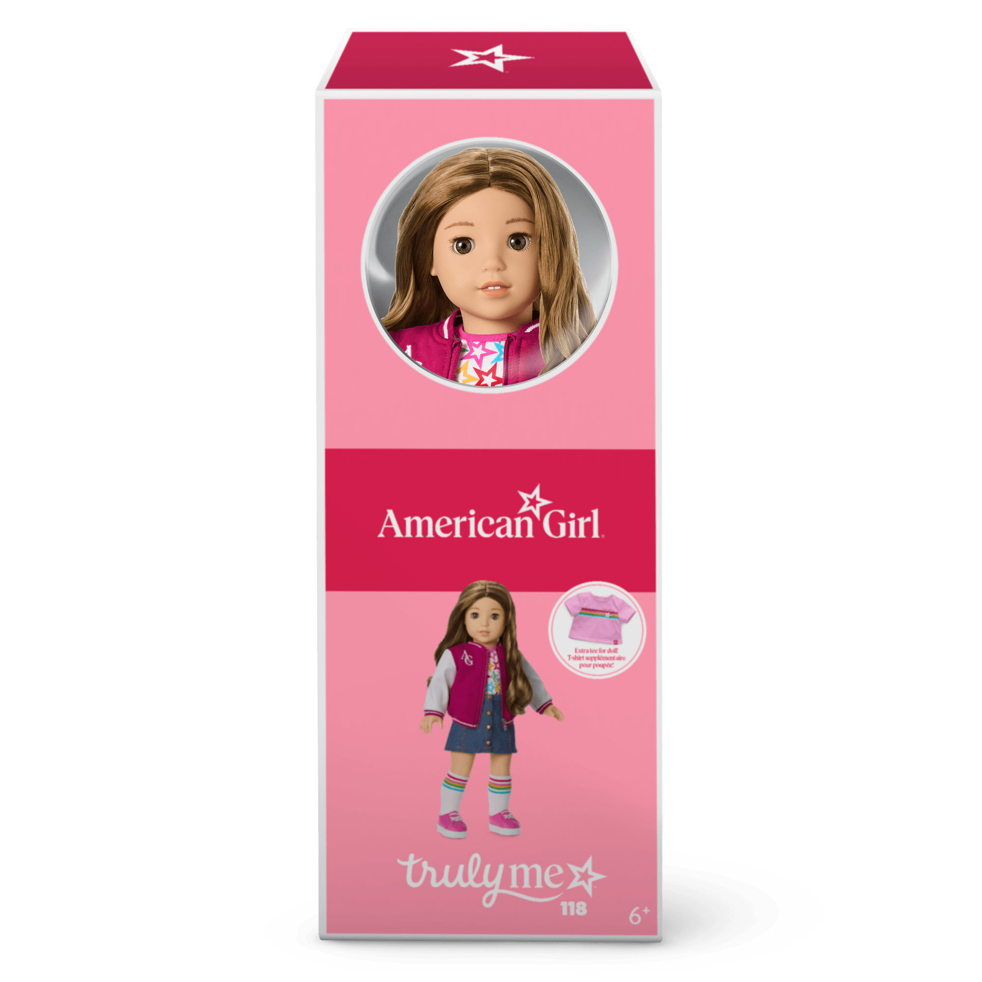 Truly Me™ 18 Inch Fashion Doll #118 with Curly Caramel Hair - Perfect for Kids' Pretend Play, Collecting & Gift Giving
