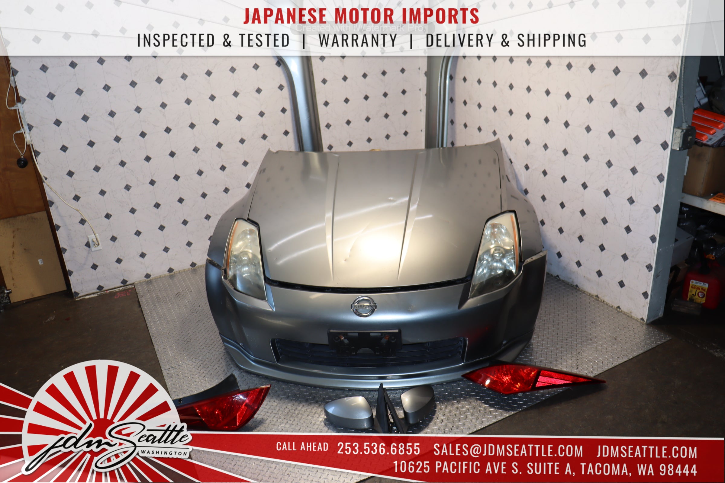 JDM 03-05 Nissan 350Z Z33 Front End Conversion Nose Cut Clip - Upgrade Your Nissan 350Z Front Bumper for a Sleek JDM Look | Perfect for Car Enthusiasts & Custom Builds