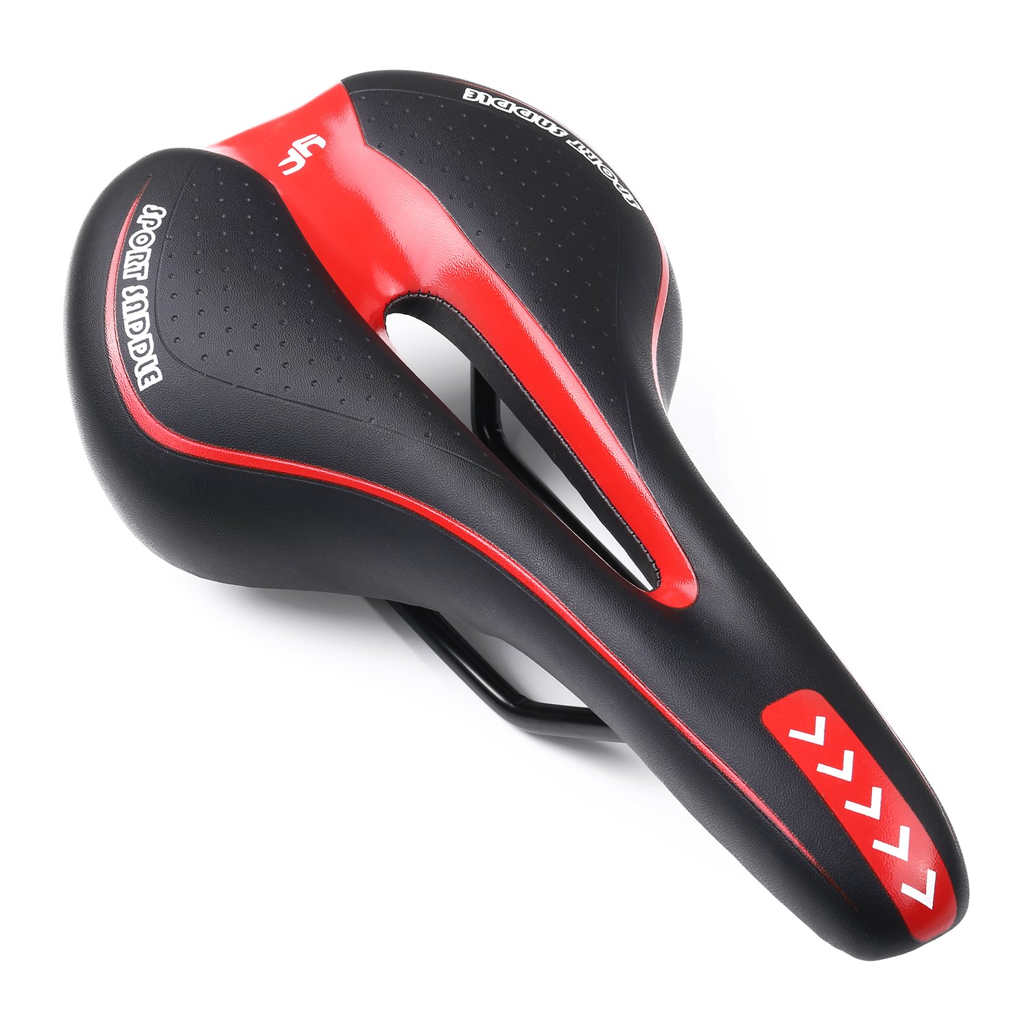 **Comfortable Mountain Bike Saddle with Breathable Design & Central Relief Zone – Ergonomic Bicycle Seat for Road & MTB – Perfect for Long Rides & Commuting**