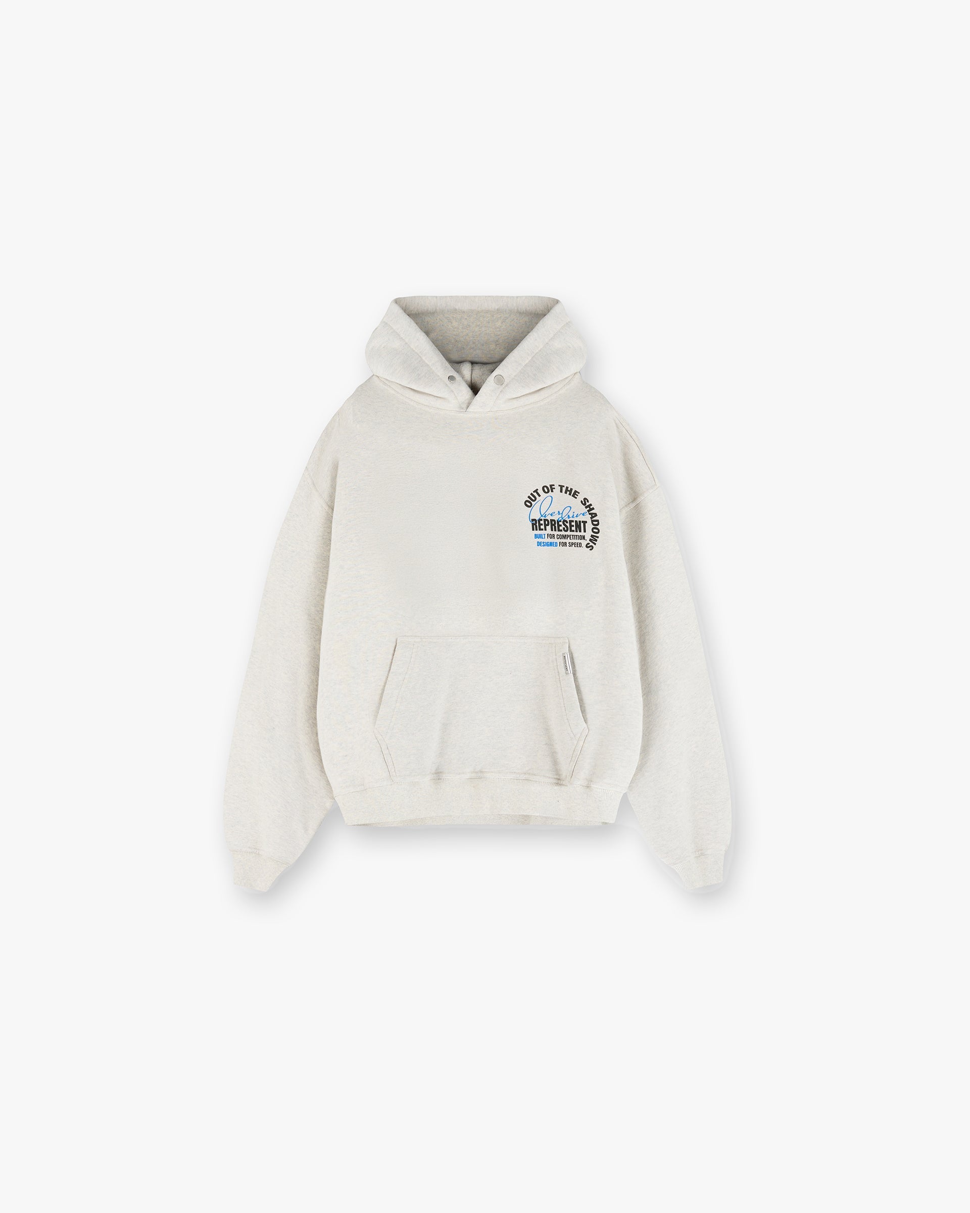 Out Of The Shadows Hoodie - Cream Marl Pullover Sweatshirt for Men & Women | Cozy Casual Wear for Street Style, Loungewear & Outdoor Activities