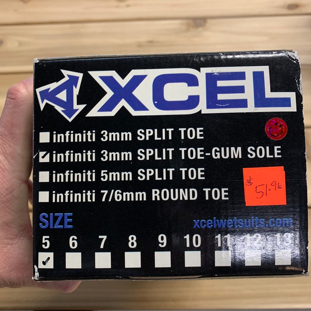 XCEL Infiniti 3mm Split Toe Booties with Gum Sole - Premium Neoprene Dive Boots for Surfing, Scuba Diving & Water Sports - Best Deal on Comfort & Traction