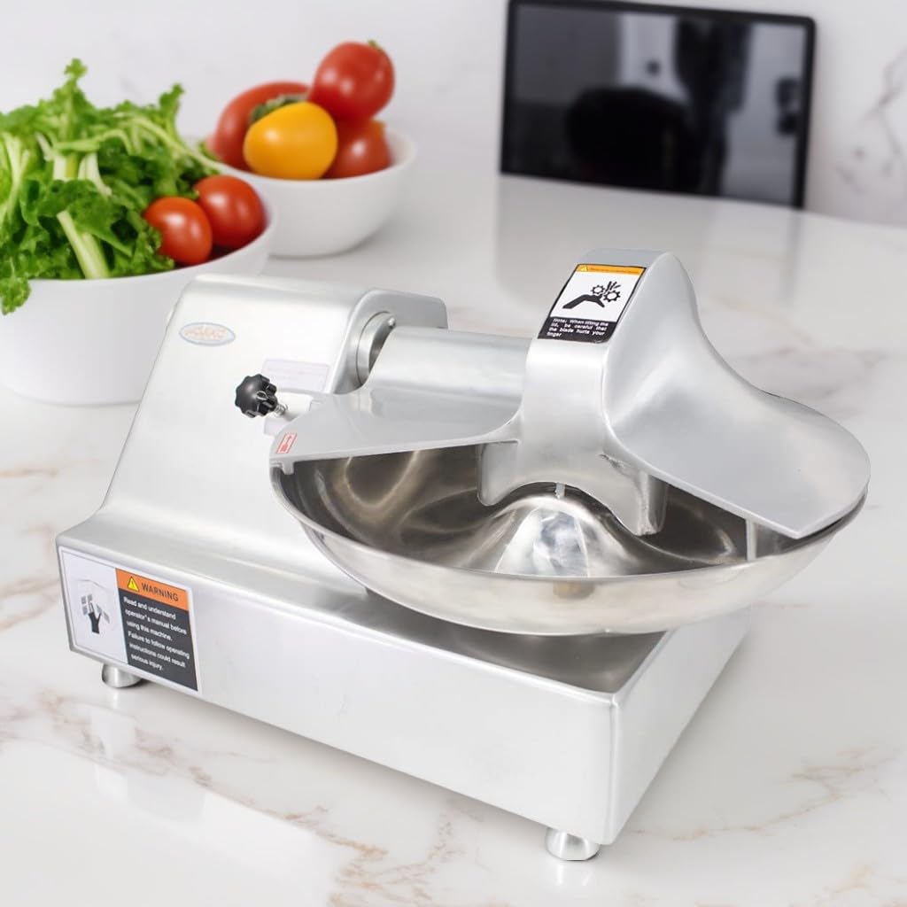 5.5L Commercial Meat Mixer & Chopper - Heavy Duty Buffalo Chopper, Food Processor for Grinding, Mixing & Chopping Meat - Perfect for Restaurants, Butcher Shops & Catering Services