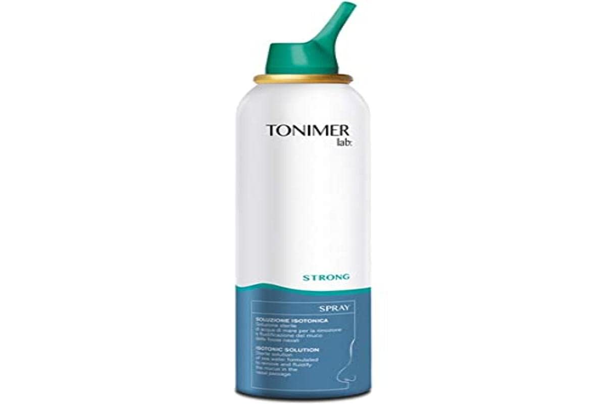 Tonimer Lab Strong Isotonic Solution 200ml - Hydrating Nasal Spray for Dryness & Allergies - Perfect for Travel, Home & Office Use