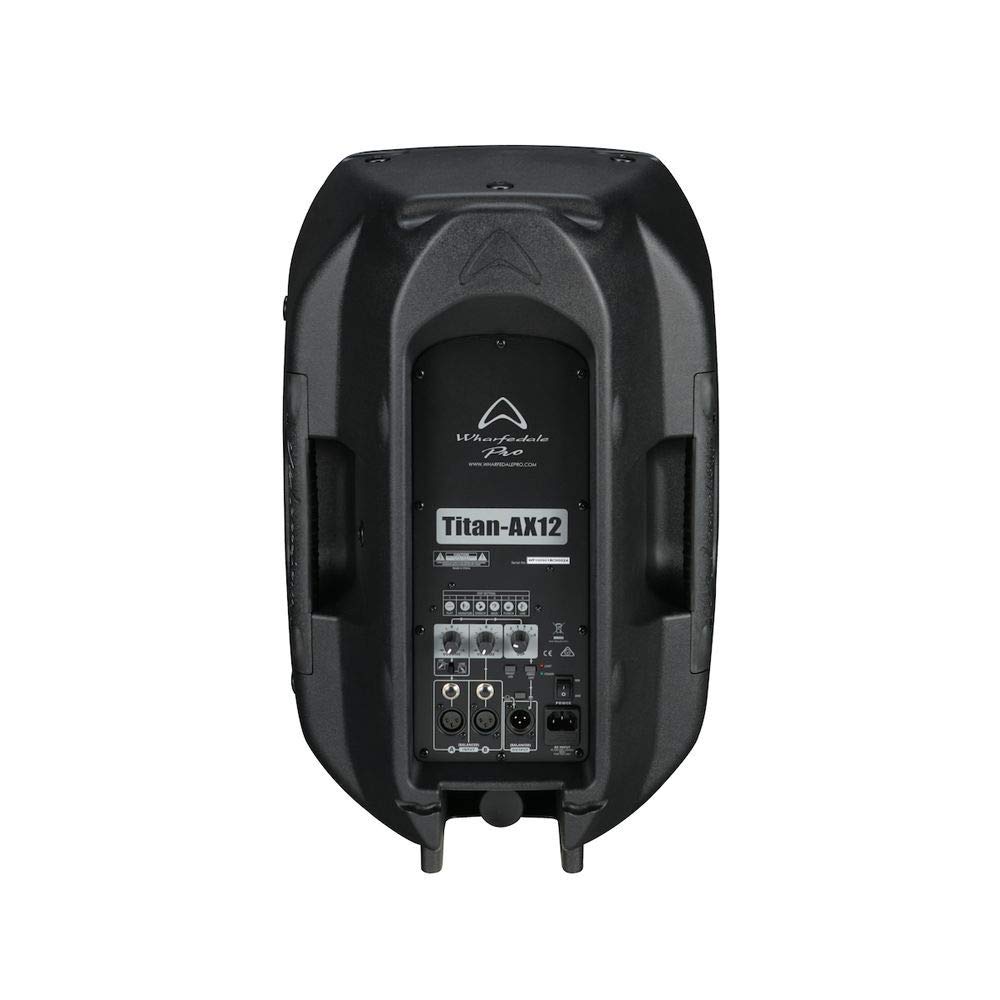 Wharfedale Pro Titan AX12 Active PA Speaker - Professional Portable Powered Speaker for Live Music, DJ, Karaoke & Events