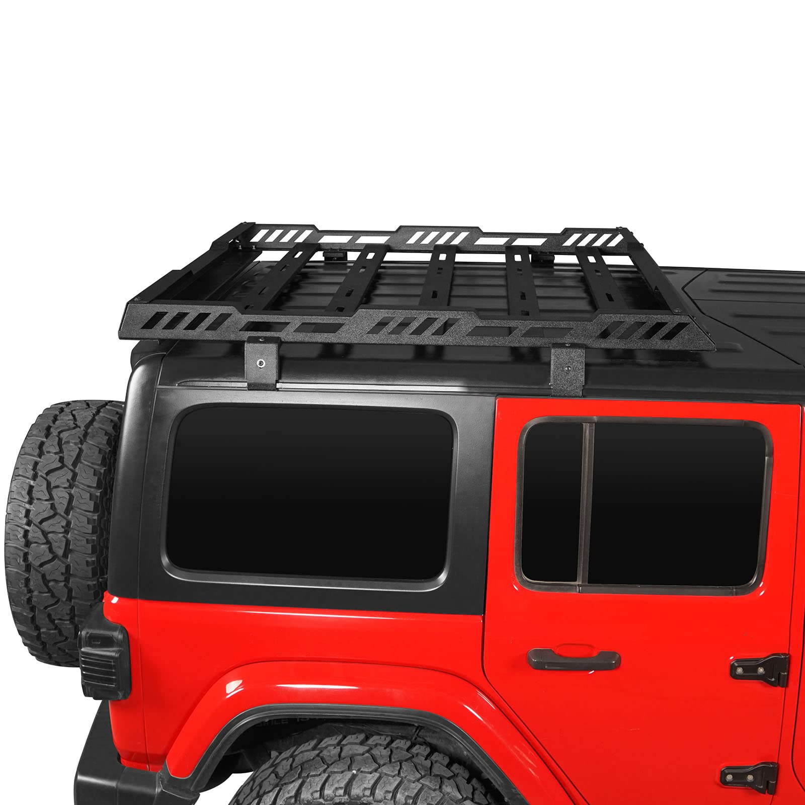 u-Box Heavy Duty Off-Road Roof Rack Cargo Basket - Universal Rooftop Luggage Carrier for Jeep Wrangler JL (2018-2025) & Gladiator JT (2020-2025) | Waterproof & Durable Steel Construction | Perfect for Camping, Road Trips & Outdoor Adventures