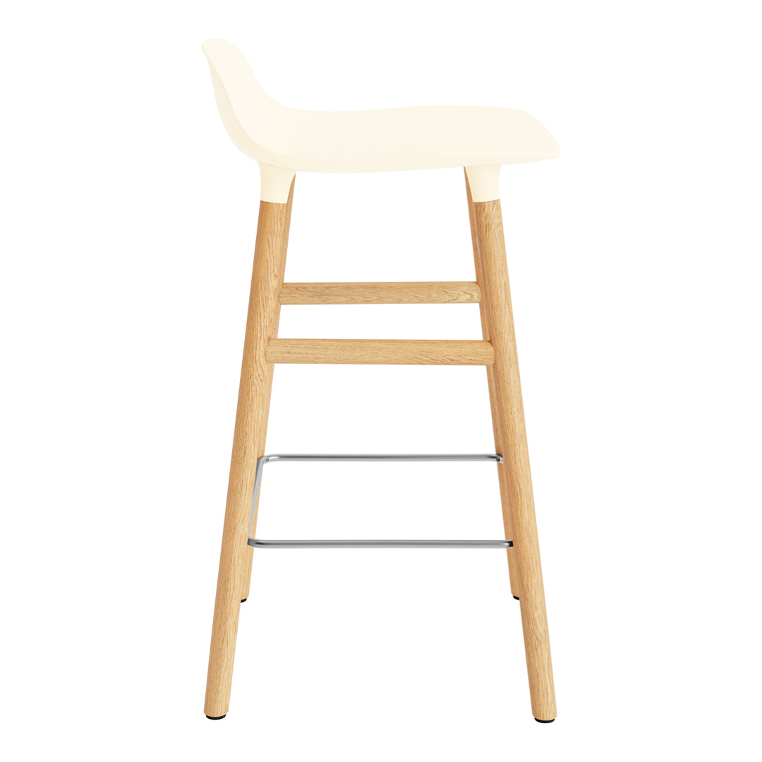 Modern Wooden Counter Stool with Sturdy Wood Legs - Perfect for Kitchen Islands, Breakfast Bars & Home Decor