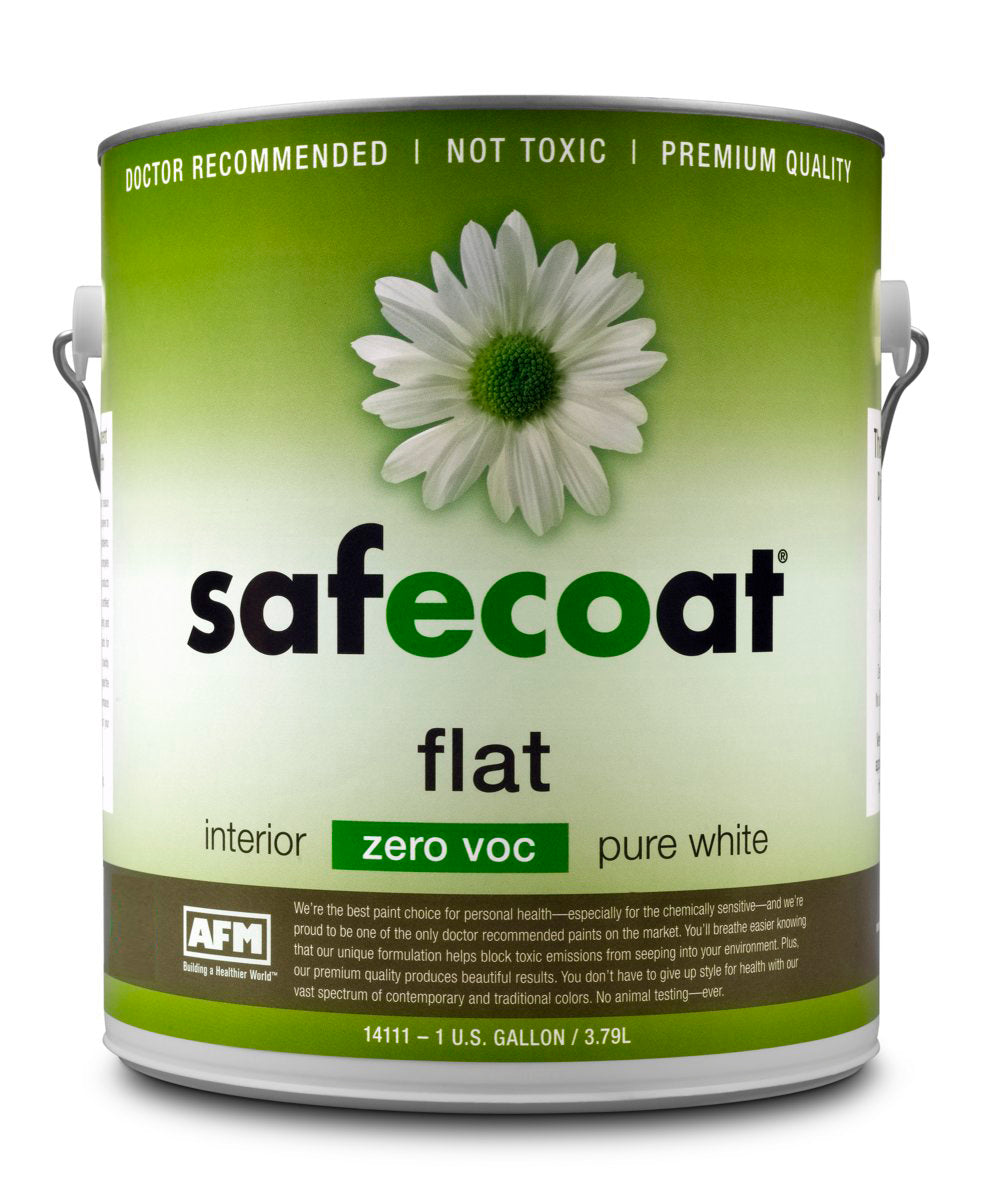 AFM Safecoat Zero VOC Interior Paint - Premium White for Walls & Ceilings | Eco-Friendly, Non-Toxic Home Painting Solution | Perfect for Bedrooms, Living Rooms & Nurseries