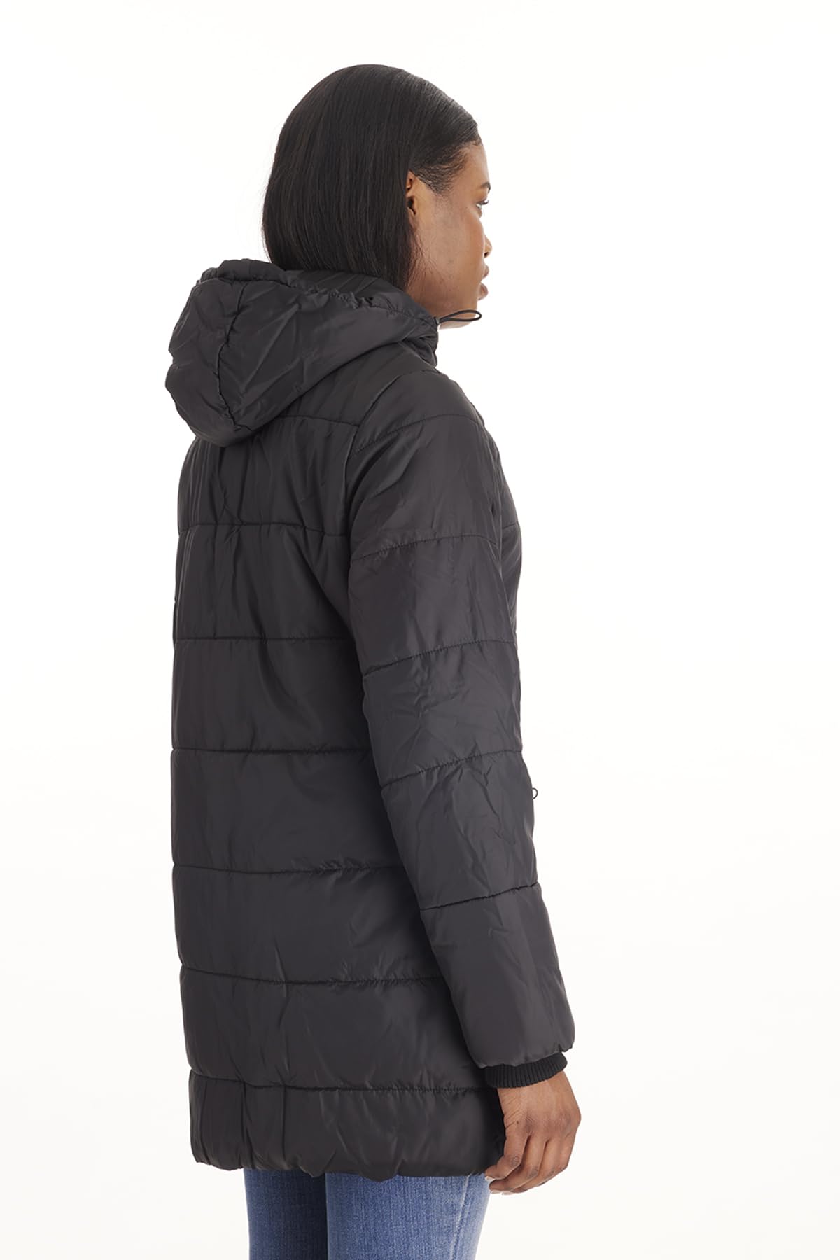 3-in-1 Waterproof Maternity Coat with Adjustable Belly Panel & Baby Carrier Feature - Winter Pregnancy Jacket for Nursing Moms (Outdoor Walking, Shopping, Babywearing)