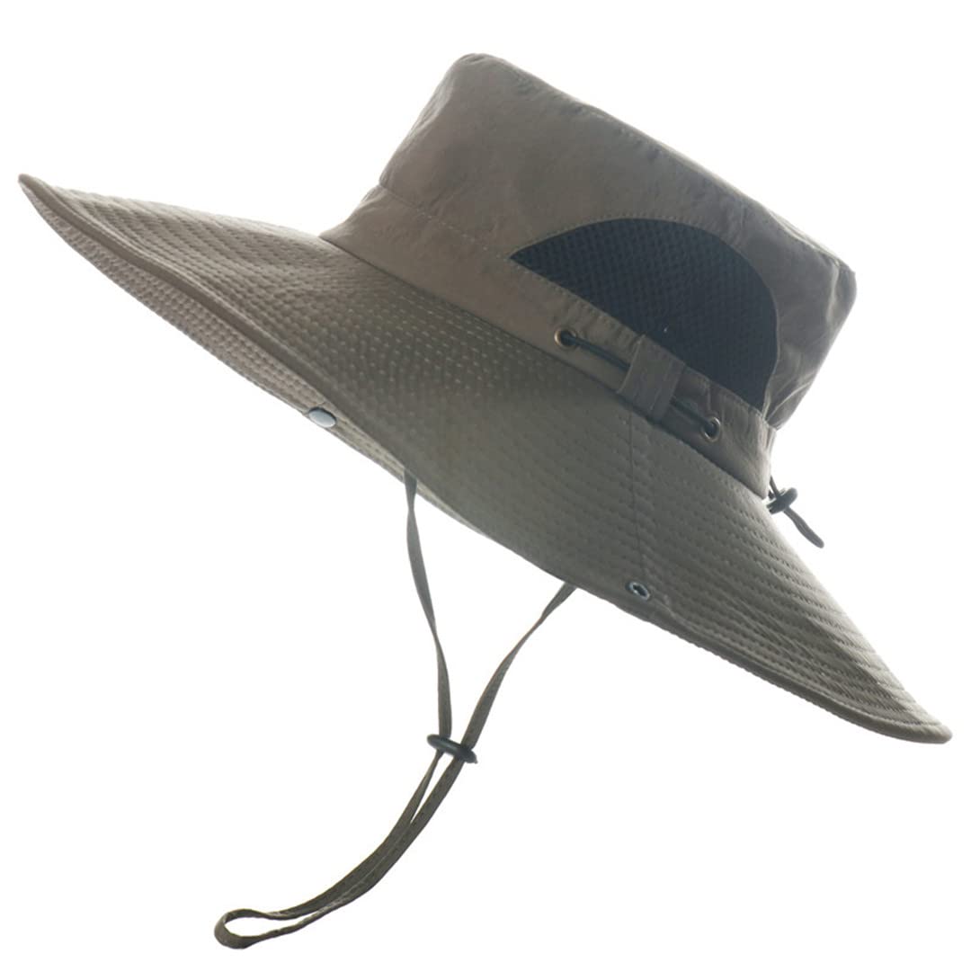 UPF 50+ Sun Protection Wide Brim Bucket Hat for Women & Men - Breathable Summer Outdoor Fishing Hat for Beach, Hiking, and Travel