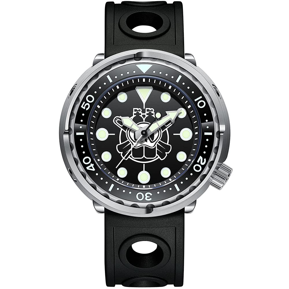 STEELDIVE Men's Automatic Diver Watch - 300m Water Resistant Self-Winding Mechanical Wristwatch with C3 Luminous Dial & Ceramic Bezel | Perfect for Scuba Diving, Snorkeling, and Water Sports