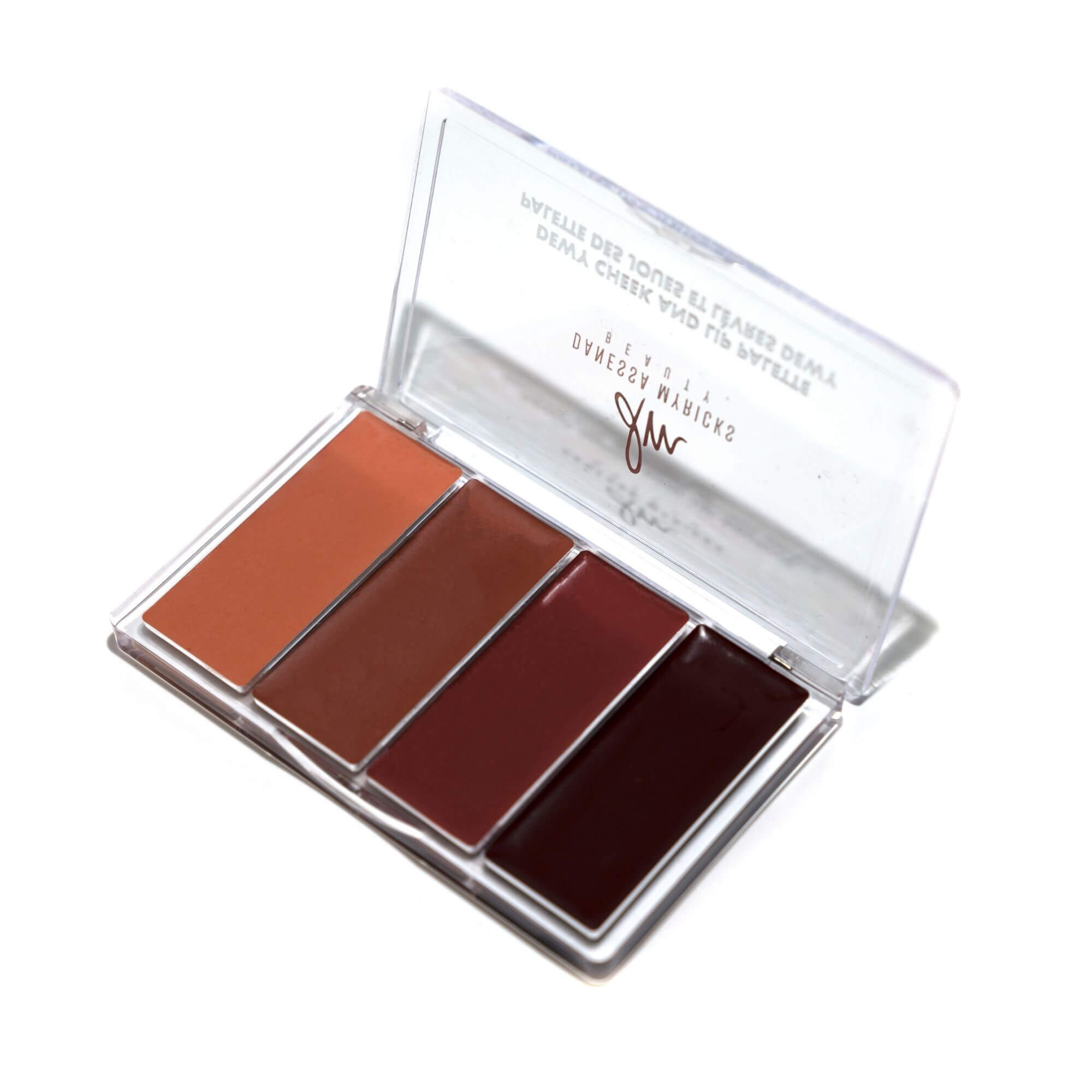 Danessa Myricks Beauty Dewy Cheek & Lip Palette - Cream Blush & Lip Tint for Natural Glow - Perfect for Everyday Makeup & On-The-Go Touch Ups