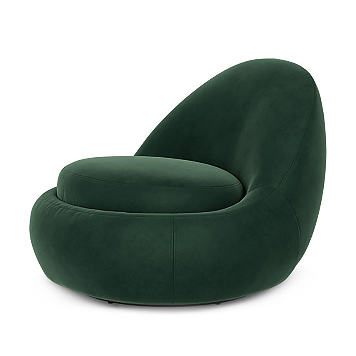 Babette Velvet Swivel Armchair - Modern Accent Chair with 360° Rotation for Living Room, Bedroom & Office - Soft Upholstered Lounge Chair for Home Decor