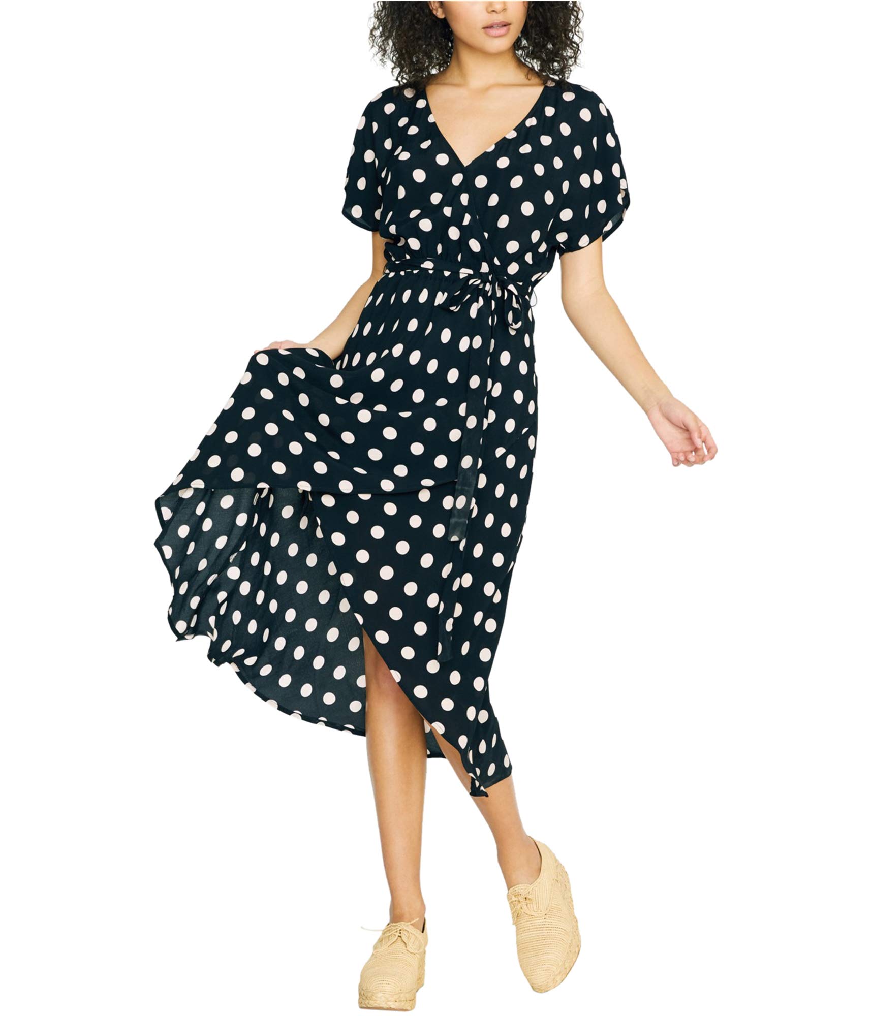 Sanctuary Clothing Women's Polka Dot Wrap Dress - Flattering & Stylish Summer Dress for Casual Outings, Beach Vacations & Date Nights