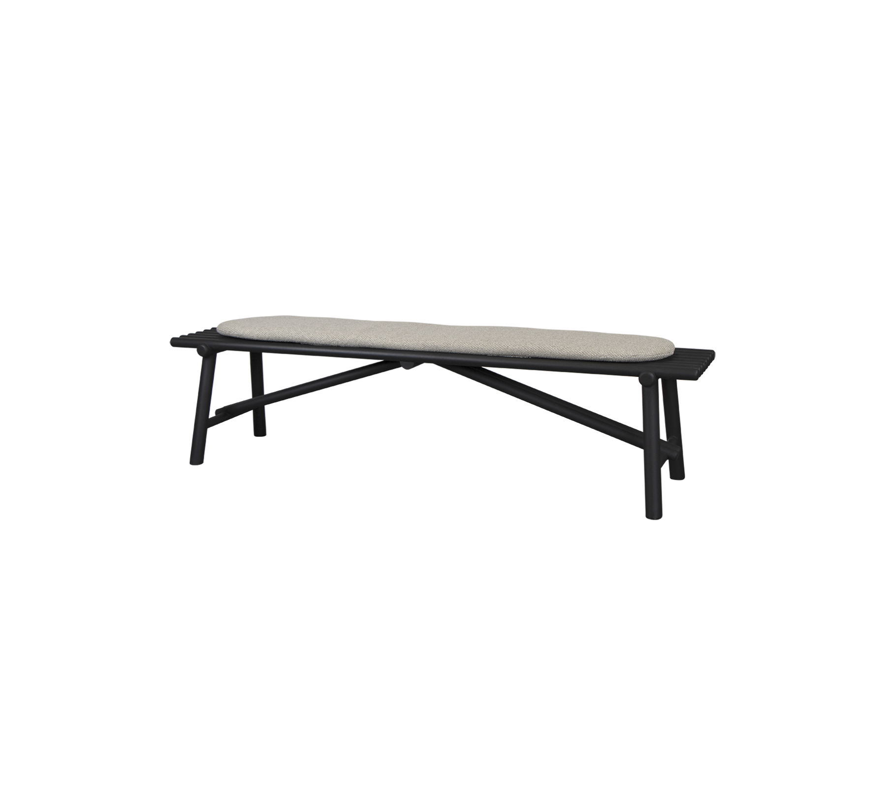 Sturdy Wooden Sticks Bench - Handcrafted Outdoor Garden Bench for Patio, Backyard, and Park Seating - Perfect for Relaxing and Entertaining Outdoors