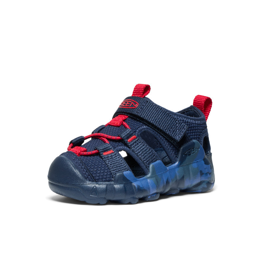 **Hyperport H2 Sandals for Toddlers – Navy Blue & Red | Comfortable Kids Water Shoes for Beach, Pool & Outdoor Play**