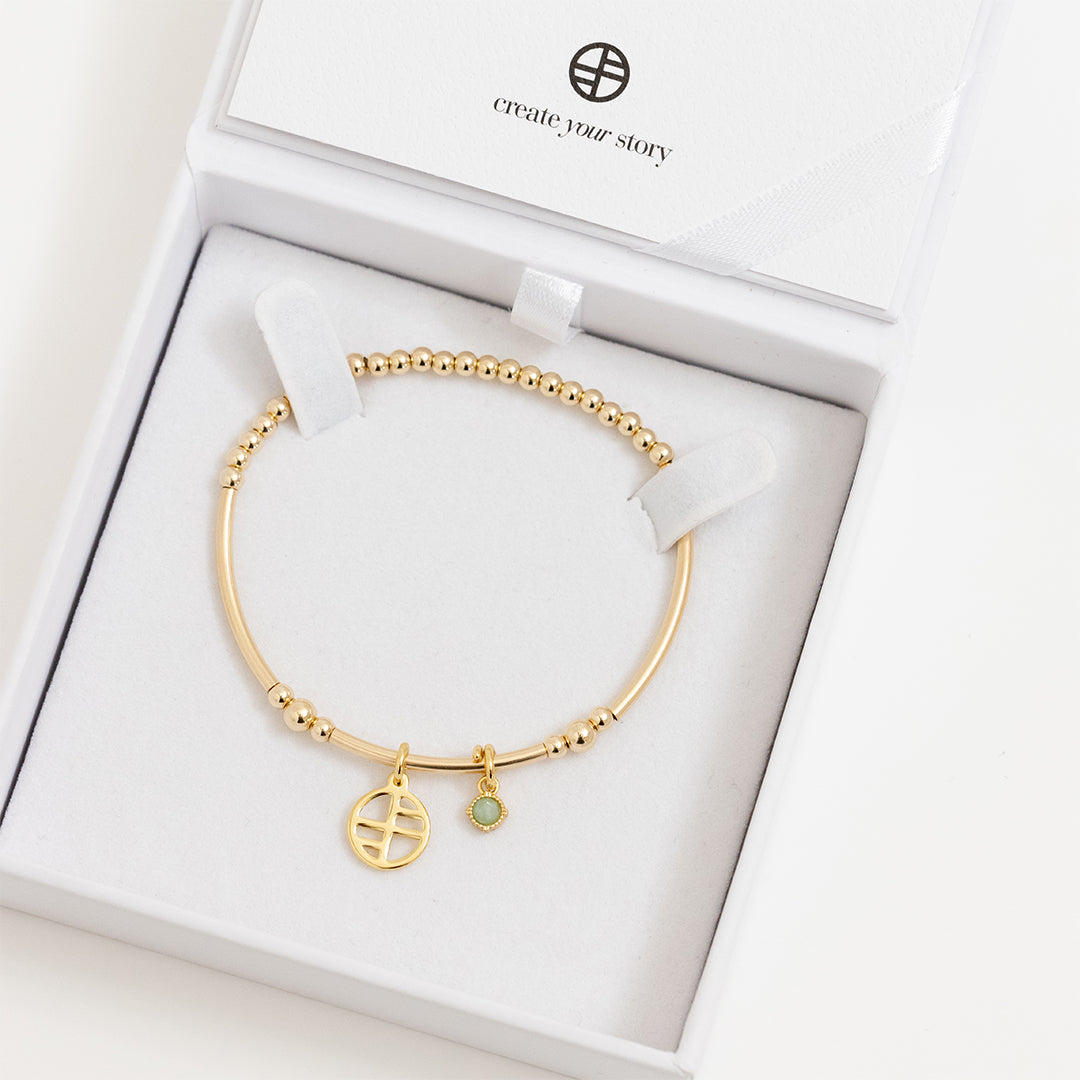 Venture Charm Bracelet for Women - Adjustable Beaded Friendship Bracelet with Inspirational Charms - Perfect for Gifts, Daily Wear & Special Occasions