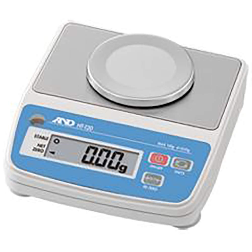 A&D HT-120 HT Series Digital Compact Scale - Portable Precision Weighing for Jewelry, Food, and Small Packages | Perfect for Home, Kitchen, Lab & Office Use