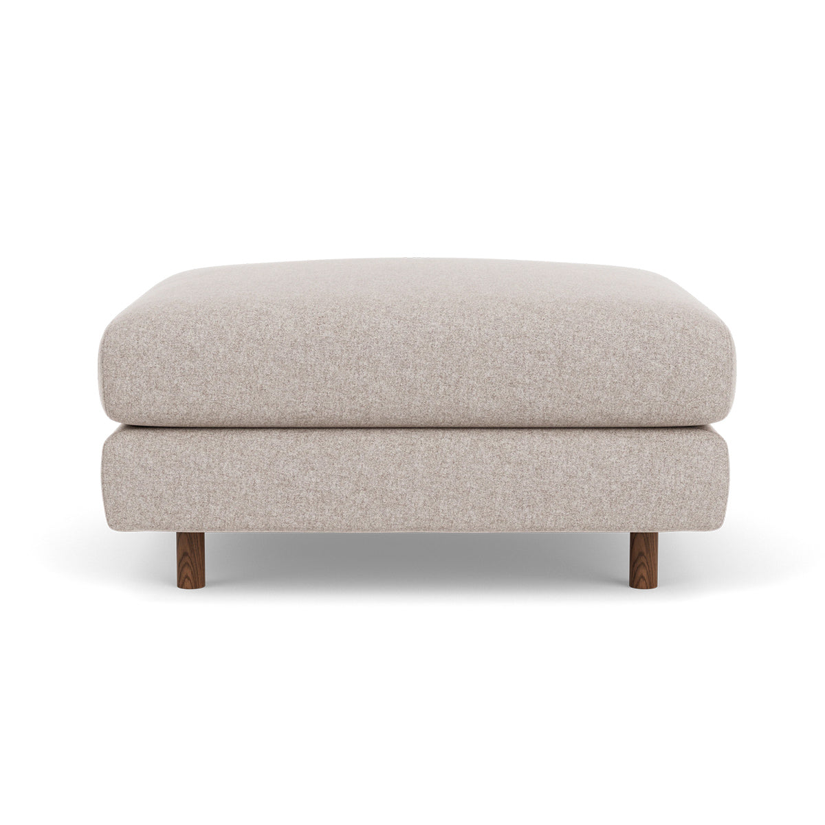 Dylan Fabric Ottoman - Soft and Stylish Footrest, Storage Bench, Living Room Accent Piece - Perfect for Small Spaces, Bedroom, or Lounge Area