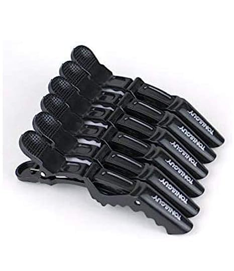 OneMy Plastic Hair Clips for Styling - Non-Slip Crocodile Hair Grip Clips, Duckbill Sectioning Clips for Thick Hair - Durable Alligator Hairpins for Women & Professional Hairdressers | Perfect for Salon Styling, Hair Cutting & DIY Home Hairstyles