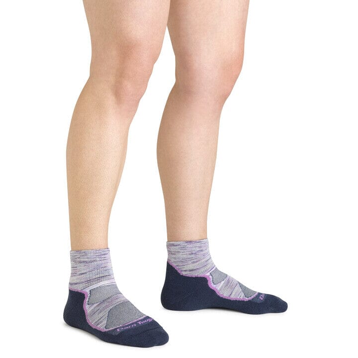 Darn Tough Light Hiker Quarter Lightweight Hiking Socks for Women - Moisture-Wicking & Cushioned for All-Day Comfort on Trails, Travel & Outdoor Adventures