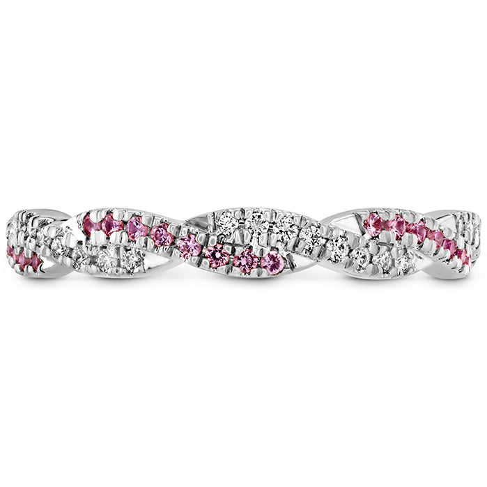 Hearts On Fire Harley Go Boldly Braided Power Sapphire Band Ring for Women - Elegant Jewelry Gift for Anniversary, Wedding & Special Occasions