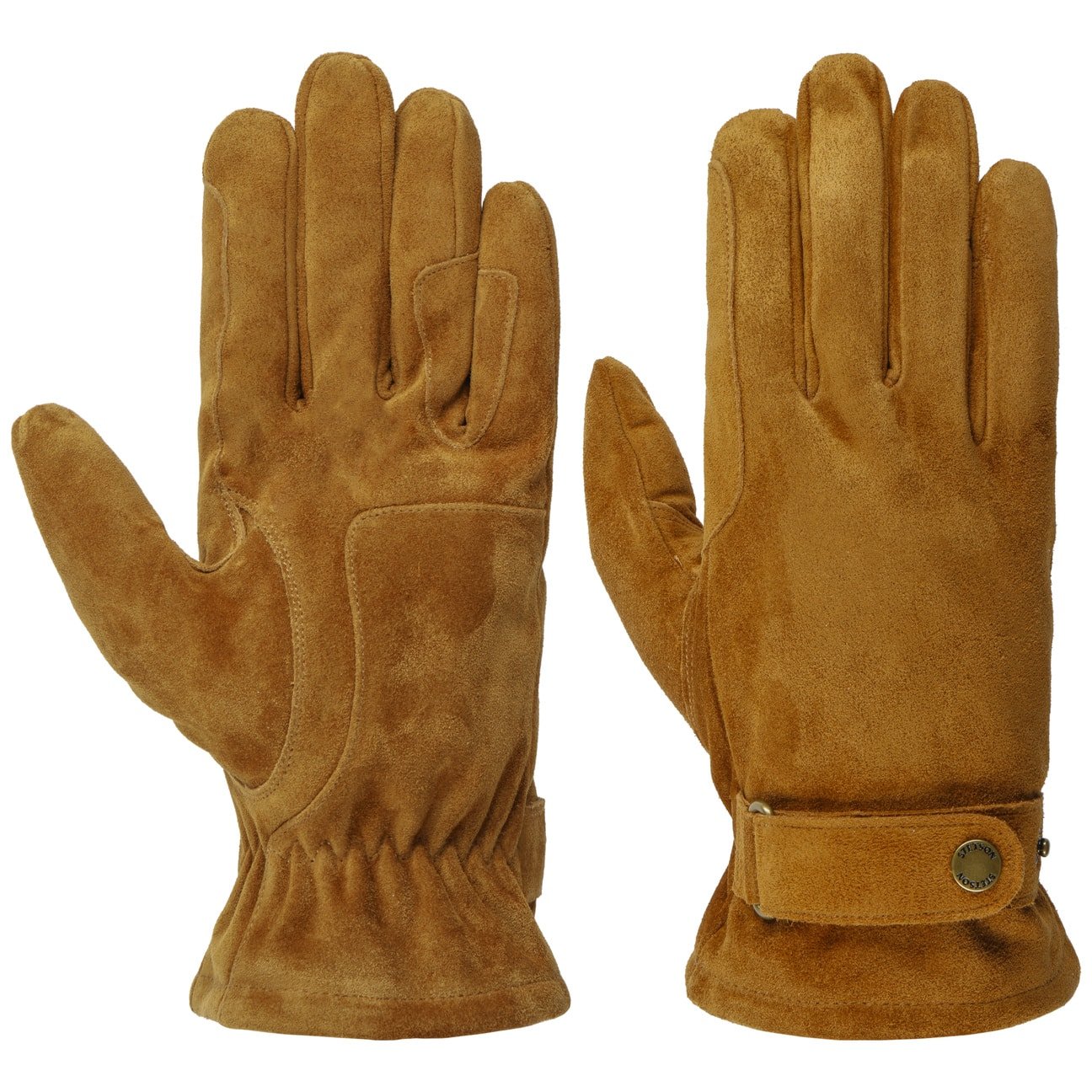 Stetson Revetal Leather Gloves - Premium Men's Winter Driving Gloves for Cold Weather & Outdoor Activities