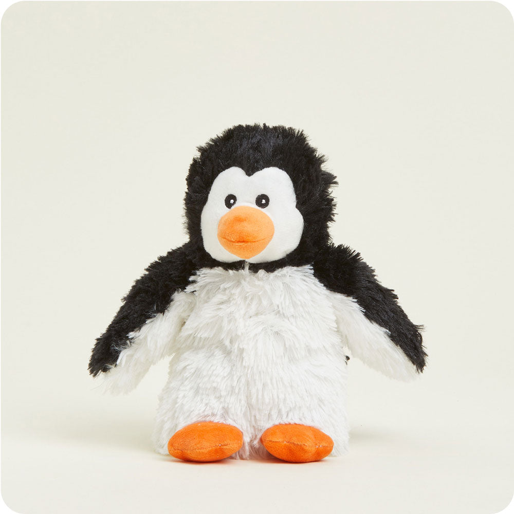 Penguin Warmies Junior - Soft Plush Stuffed Animal with Microwavable Heat Pack for Kids | Perfect for Snuggling, Comfort & Stress Relief at Home or Travel