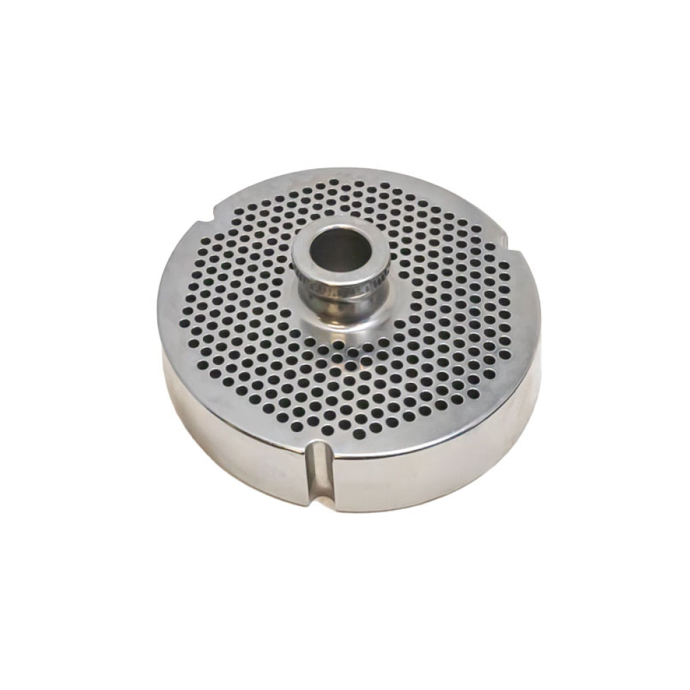 #52 Stainless Steel Machine Plate with Hub and Triple Notch - 5 1/8