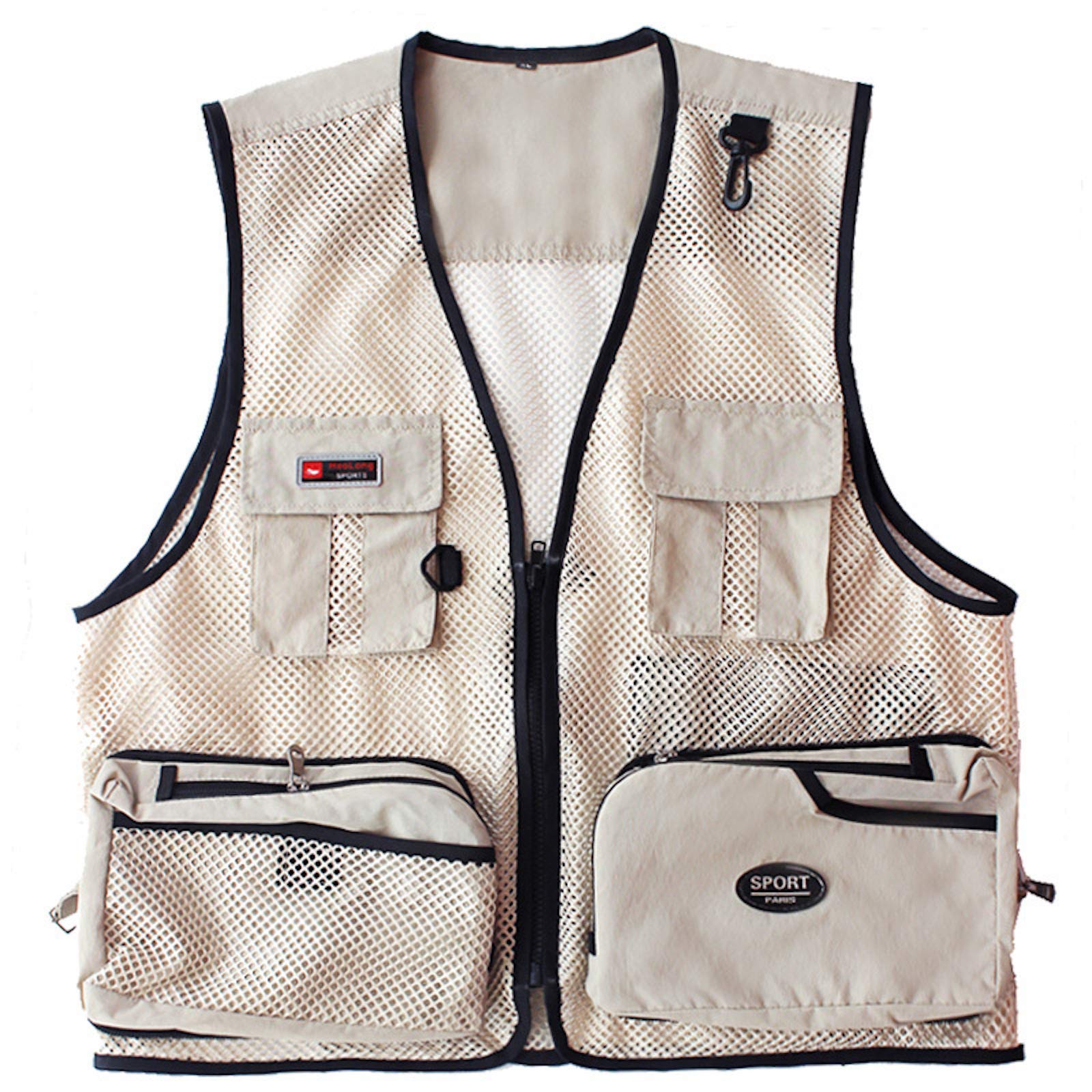 Elonglin Unisex Mesh Waist Vest - Lightweight Breathable Outdoor Gilet for Camping, Fishing, Hiking & Photography | Perfect for Adventure Enthusiasts & Nature Lovers