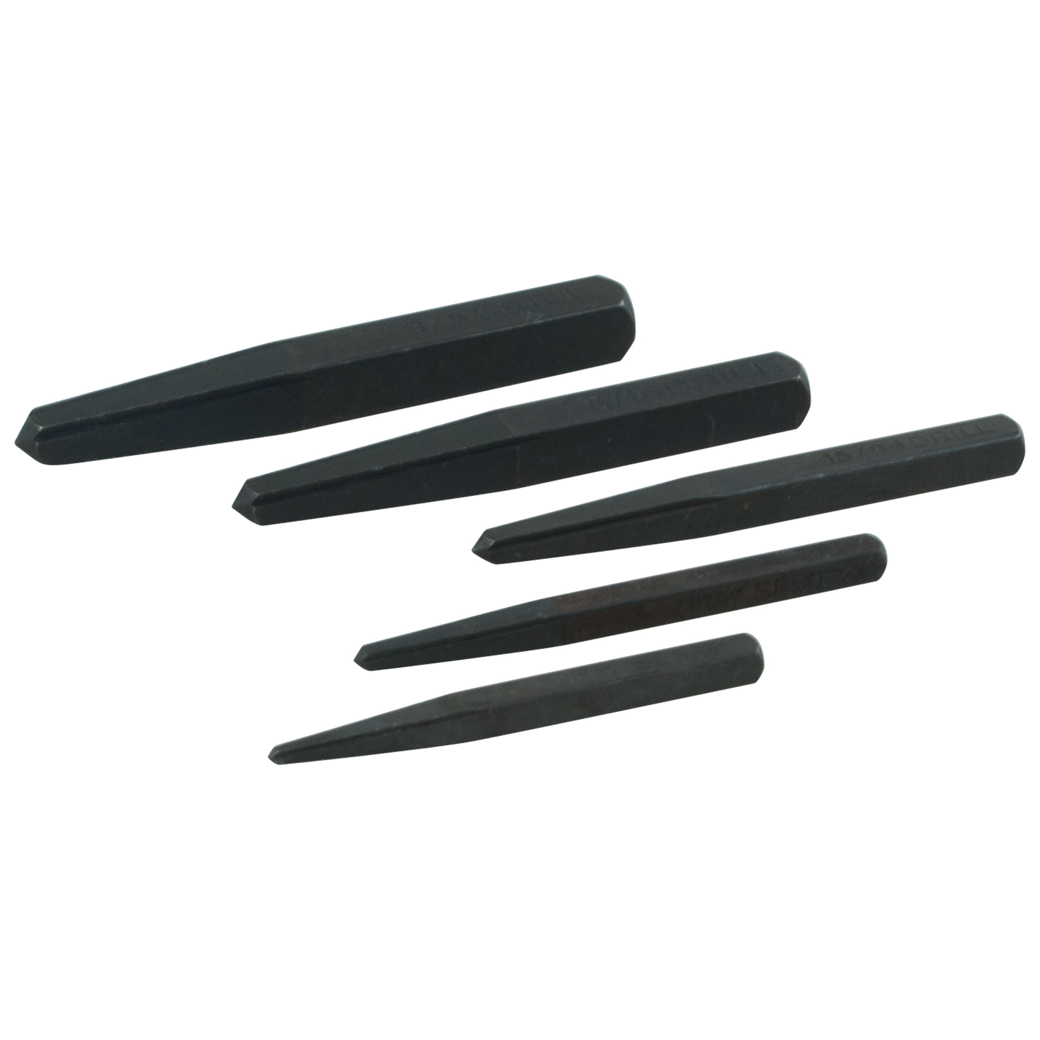 5-Piece Straight Type Extractor Set - Professional Automotive Tool Kit for Removing Broken Bolts and Screws - Ideal for Mechanics, DIY Car Repair, and Engine Maintenance