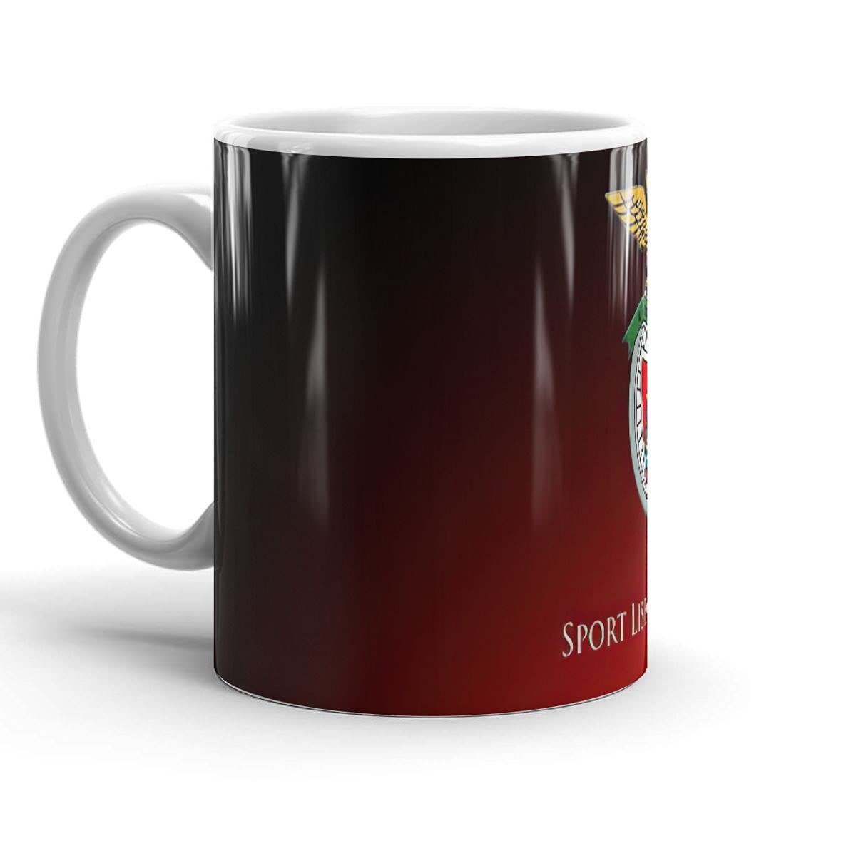 Benfica Ceramic Coffee Mug 11oz & 15oz - White Tea Cup for Dishwasher & Microwave Safe - Perfect for Birthdays, Holidays, Weddings, Office & Home Use