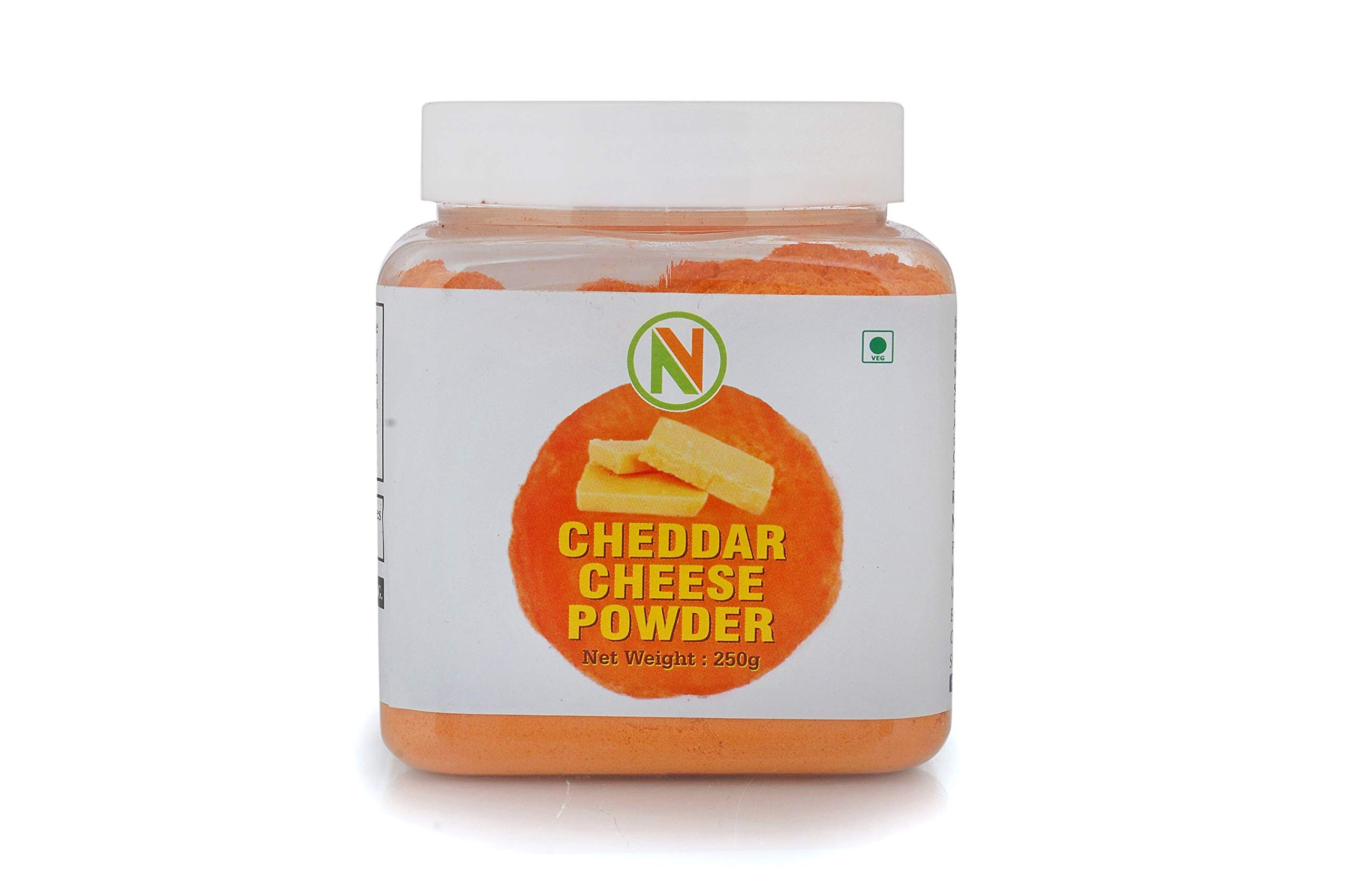 NatureVit Cheddar Cheese Powder 1kg (Pack of 4) - Premium Cheese Seasoning for Popcorn, Pasta, Fries & More | Bulk Food Topping for Snacks, Baking & Cooking