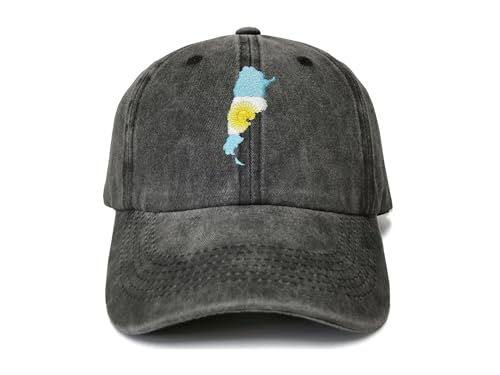 Argentina Flag (Washed Black)