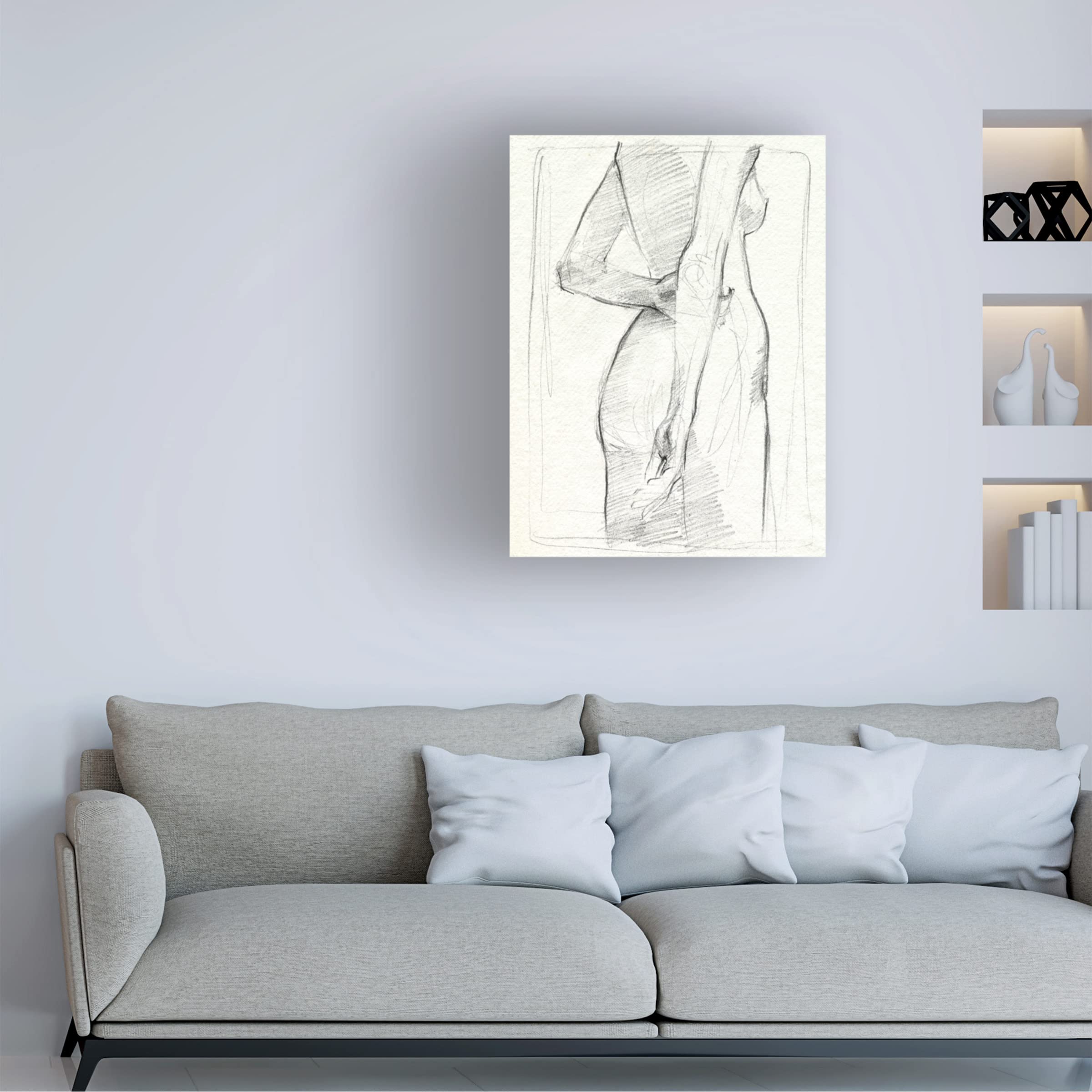 Demure I Canvas Art by Jennifer Paxton Parker - Handmade Wall Decor for Living Room, Bedroom & Office - Trademark Fine Art Collection