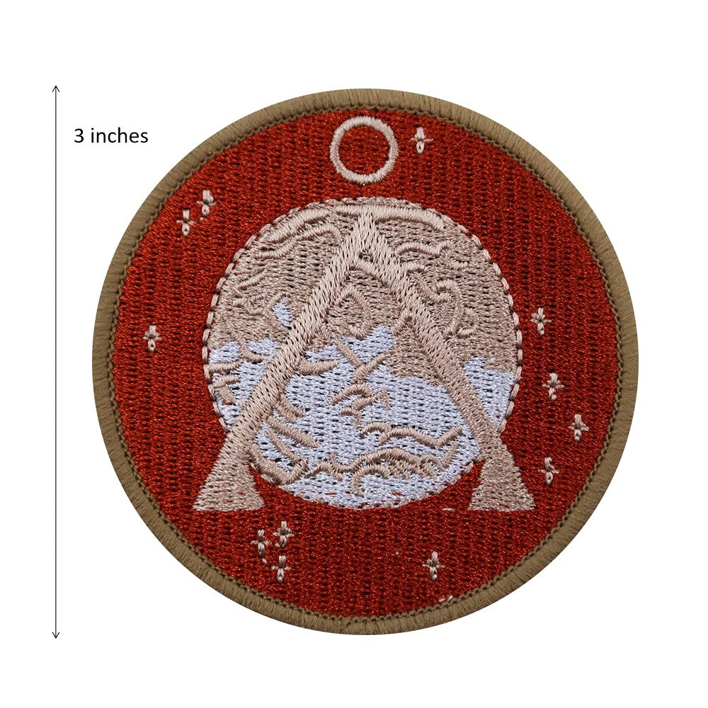 3 Pack Stargate Suits Uniform Embroidered Iron On Patches - Military Cosplay, Costume DIY, Jacket & Backpack Decoration for Sci-Fi Fans